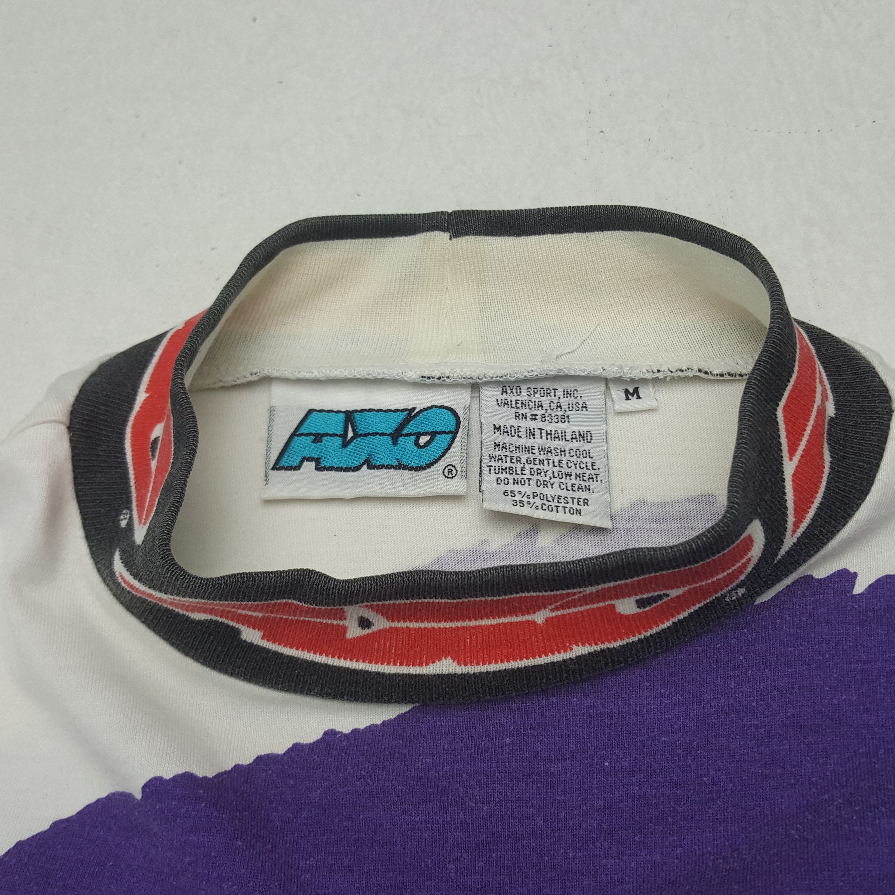 Vintage Vintage Axo Power Sports Motorsports Racing Tshirt C276N78 Size US L / EU 52-54 / 3 - 5 Thumbnail