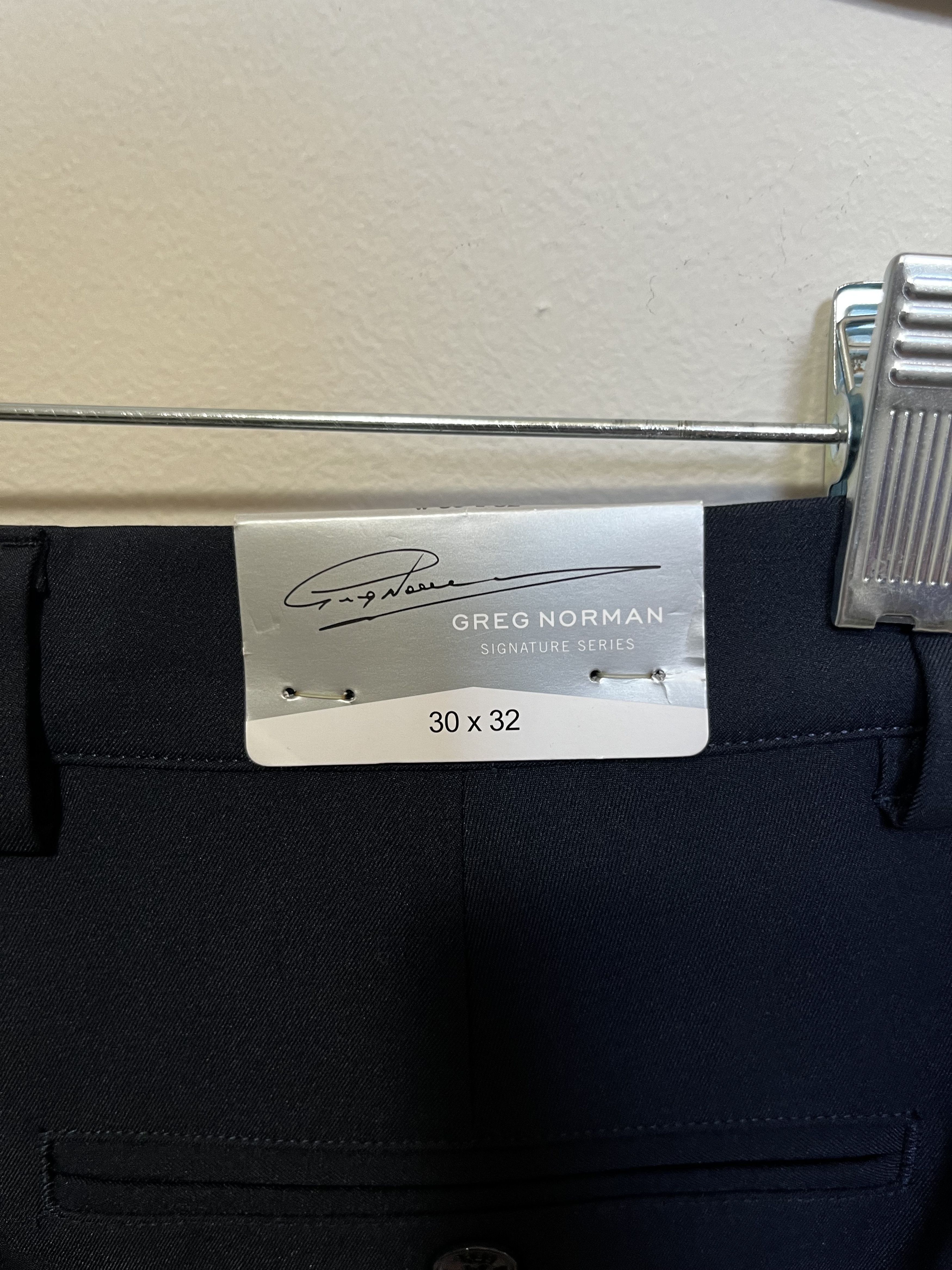 Greg Norman Greg Norman Signature Series Dark Navy Dress Pants 30x32 New Size US 30 / EU 46 - 6 Thumbnail