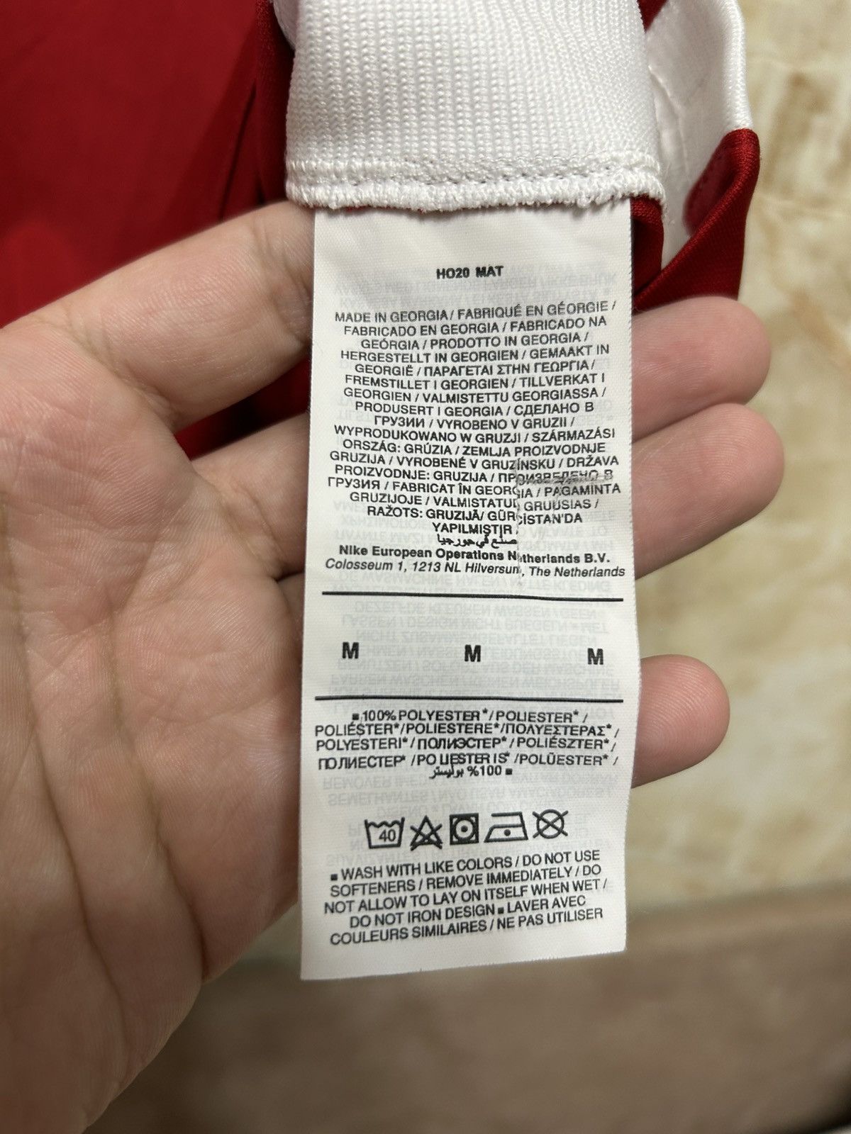 Nike Liverpool 2020/2021 Nike Home Football Soccer Jersey Size M Size US M / EU 48-50 / 2 - 9 Thumbnail