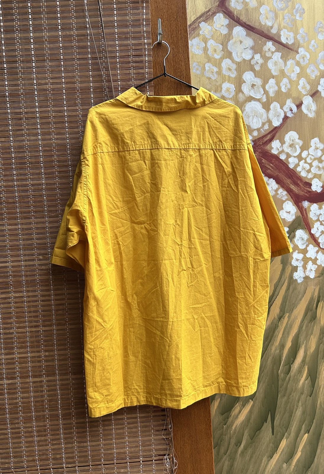 Kenzo Kenzo Short Sleeve Yellow Camp Collar Vacation Big Shirt Size US L / EU 52-54 / 3 - 3 Thumbnail