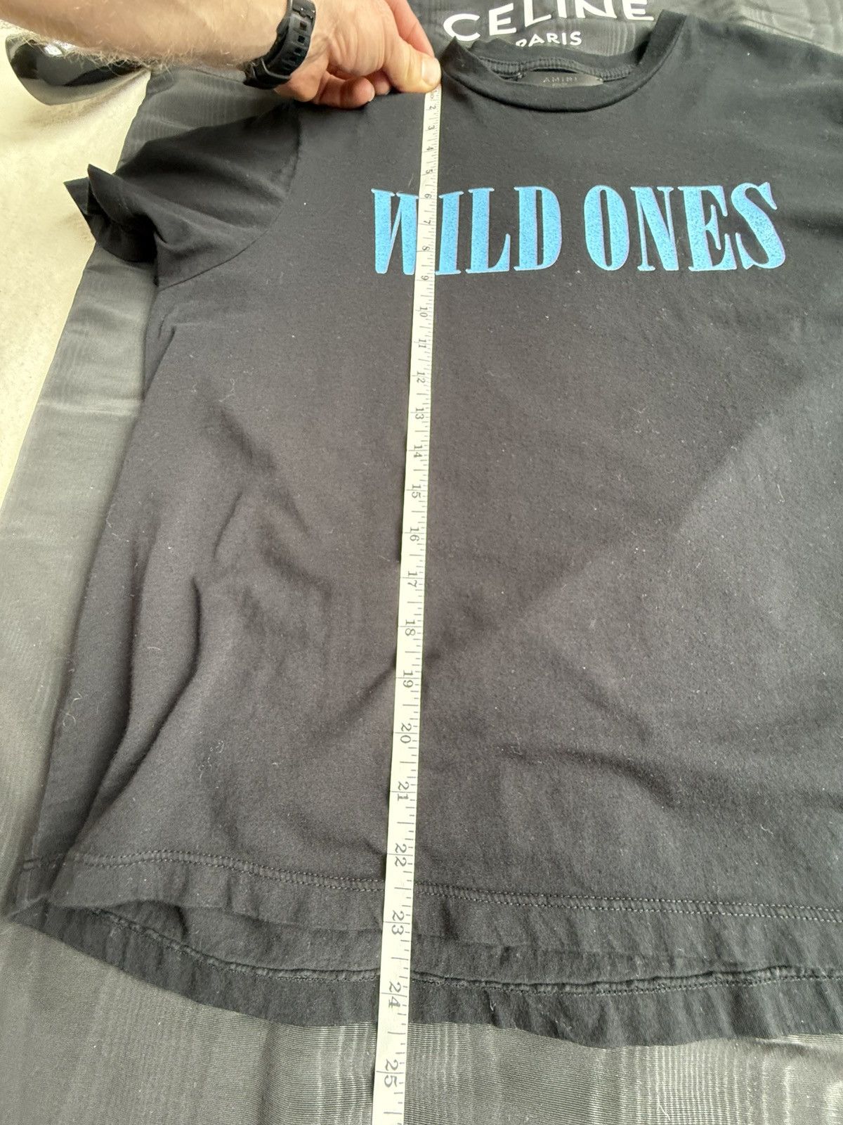 Amiri Amiri black blue ‘wild ones’ t shirt Size US M / EU 48-50 / 2 - 5 Thumbnail
