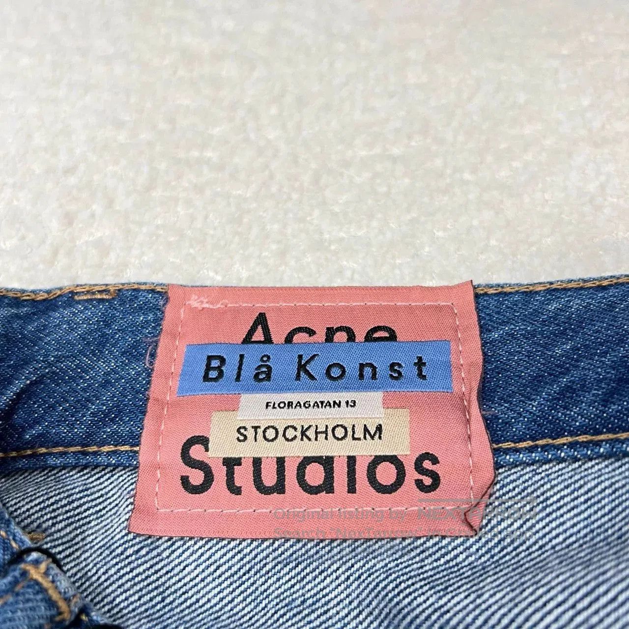 Acne Studios Acne Studios Blue Washed Denim Pants. Size 25" / US 0 / IT 36 - 5 Thumbnail