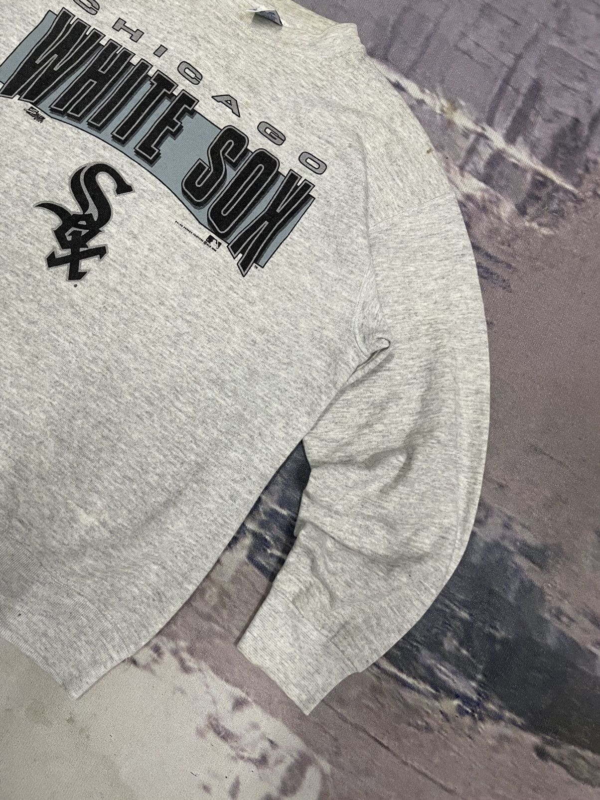 MLB × Salem Sportswear 1992 CHICAGO WHITE SOX CREWNECK ON SALEM TAG SIZE L Size US L / EU 52-54 / 3 - 3 Thumbnail