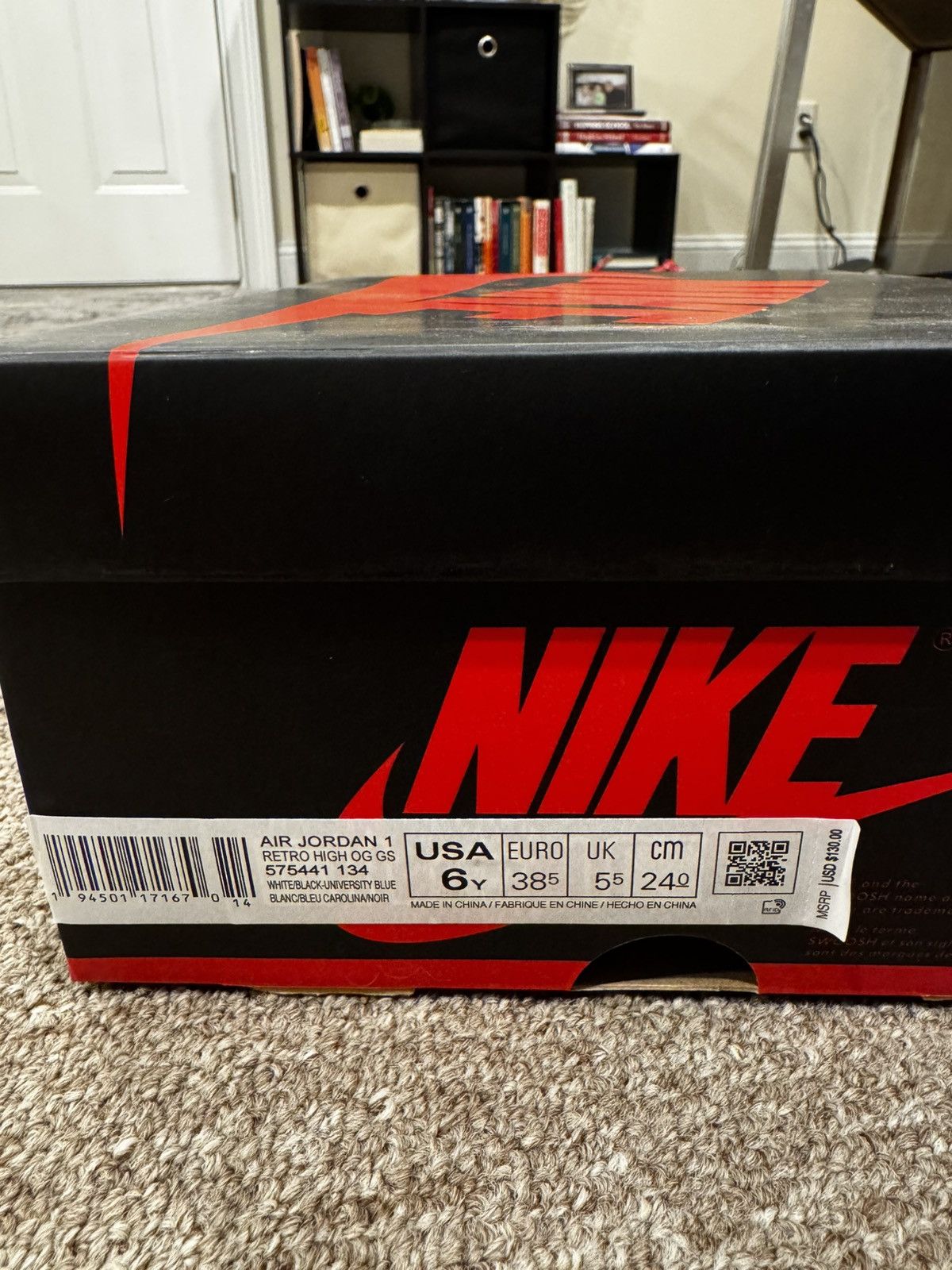 Jordan Brand × Nike Jordan 1 High GS Size 6Y Deadstock/never worn Size US 6 / EU 39 - 7 Thumbnail