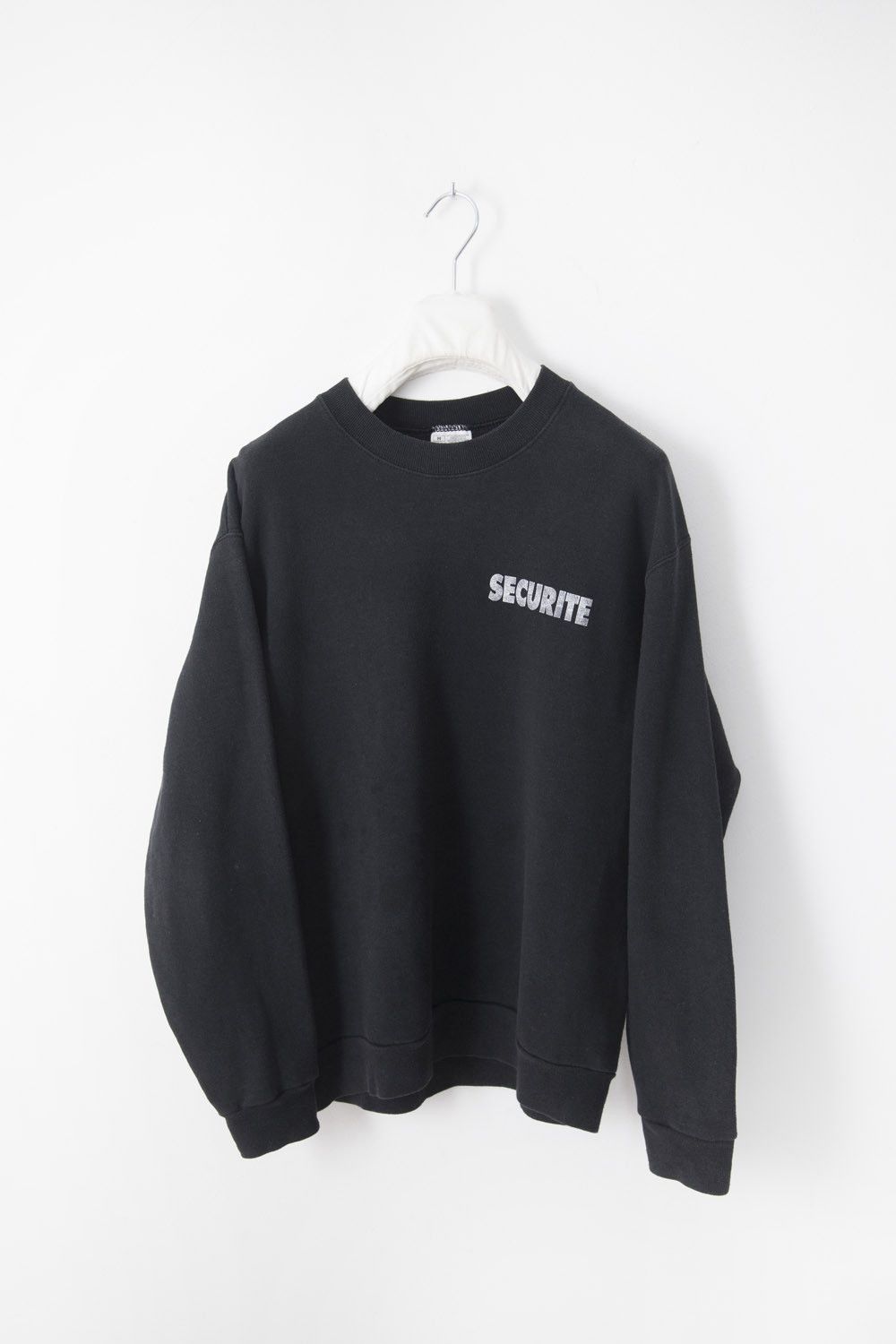 Vintage Vintage 1990's French Security sweatshirt - Screen Stars Size US M / EU 48-50 / 2 - 1 Thumbnail
