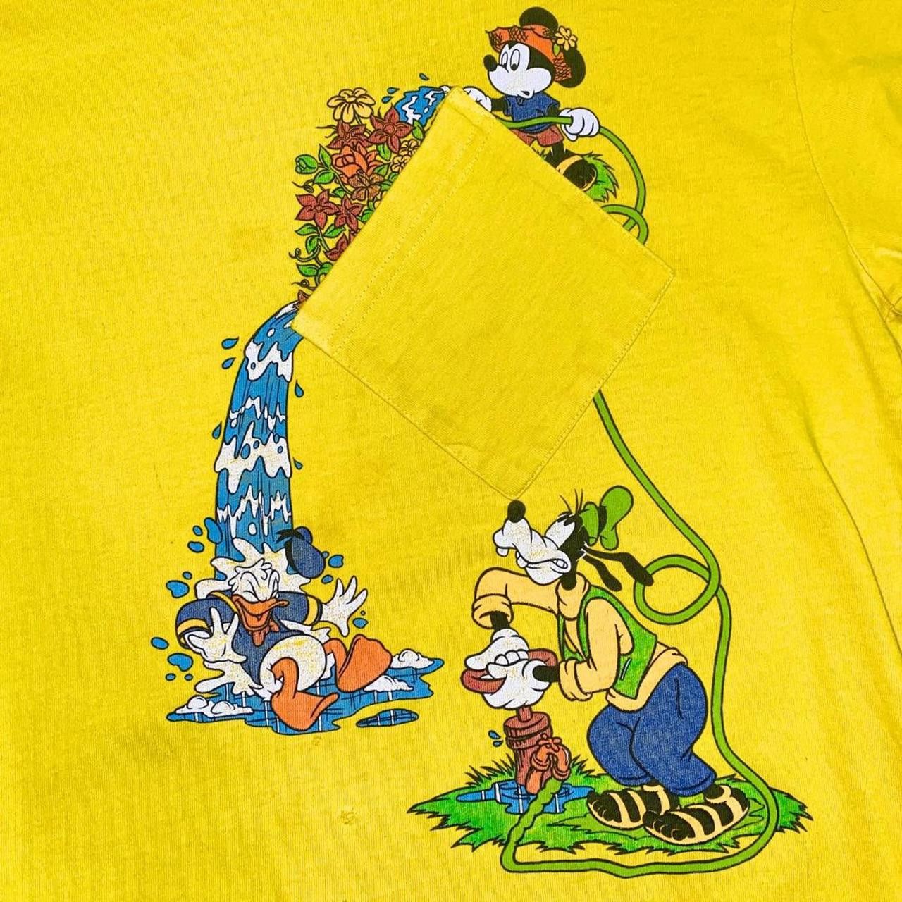 Disney 90s Mickey Mouse Tilted Pocket Tee Size US M / EU 48-50 / 2 - 2 Thumbnail