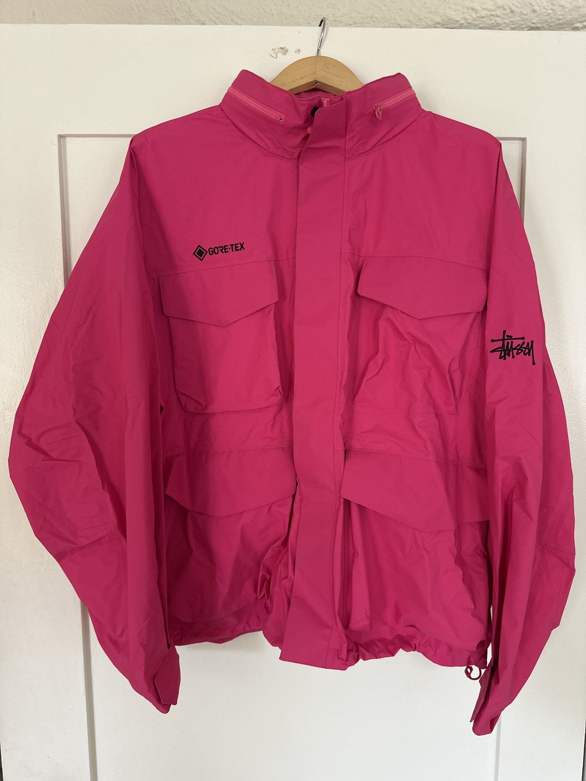 Stussy Stussy GORE-TEX M65 Jacket Pink | Grailed