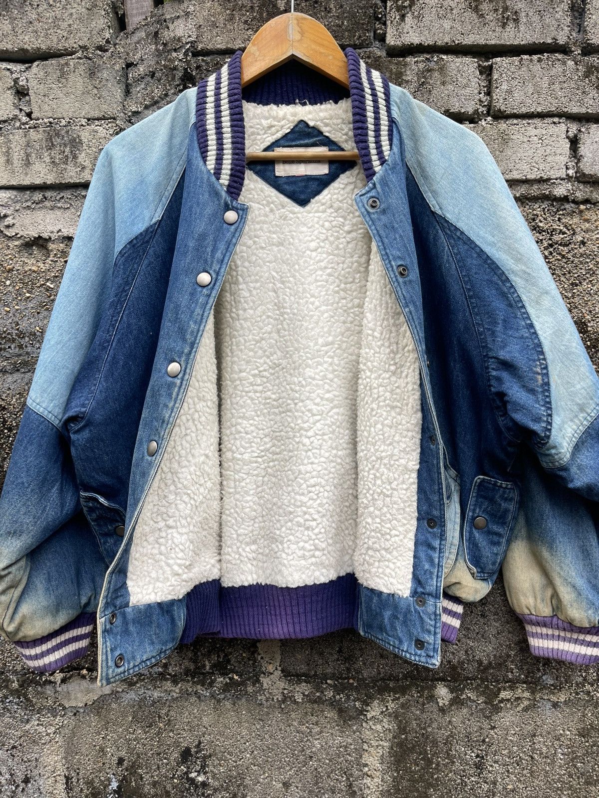 Vintage Vintage 80’s Belle Speranza Denim Jacket Bomber Size US L / EU 52-54 / 3 - 4 Thumbnail