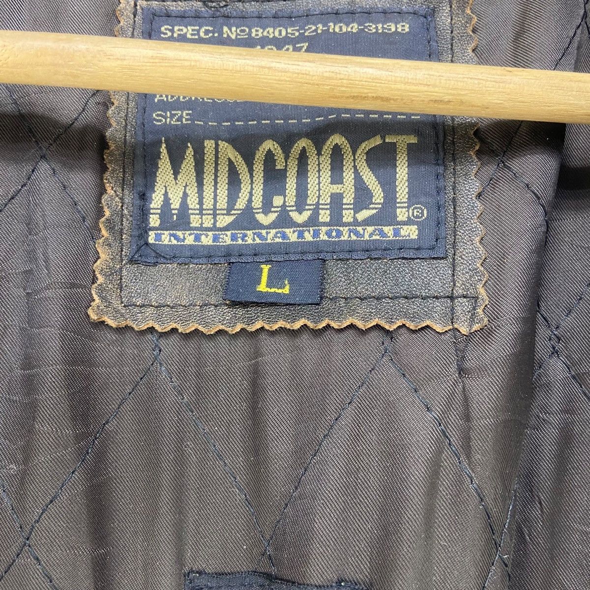 Genuine Leather Vtg 80s Midcoast International Original American Trade Mark Size US M / EU 48-50 / 2 - 22 Thumbnail