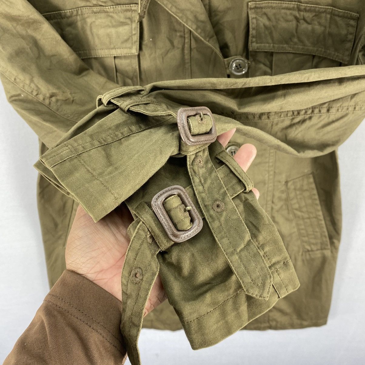 Japanese Brand Elle Planete Trench Coat Jacket Size XS / US 0-2 / IT 36-38 - 9 Thumbnail