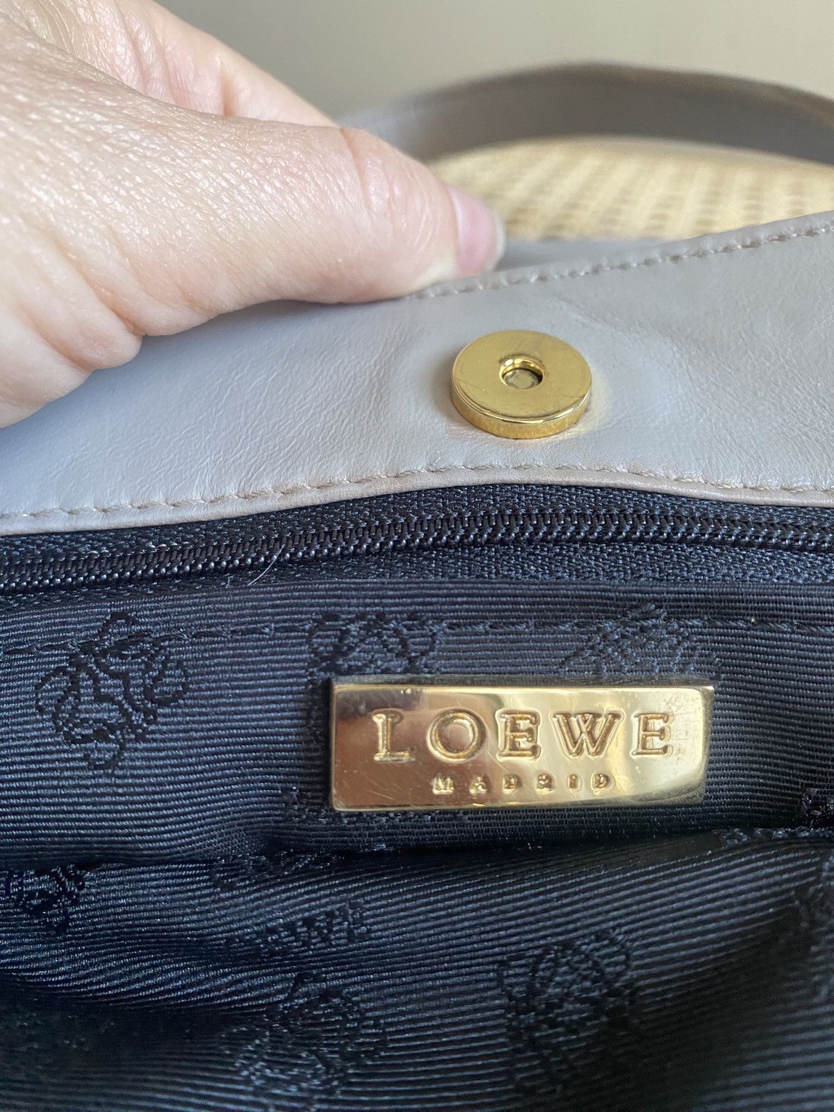 Loewe Loewe sheepskin Mini Logo tote Size ONE SIZE - 11 Thumbnail