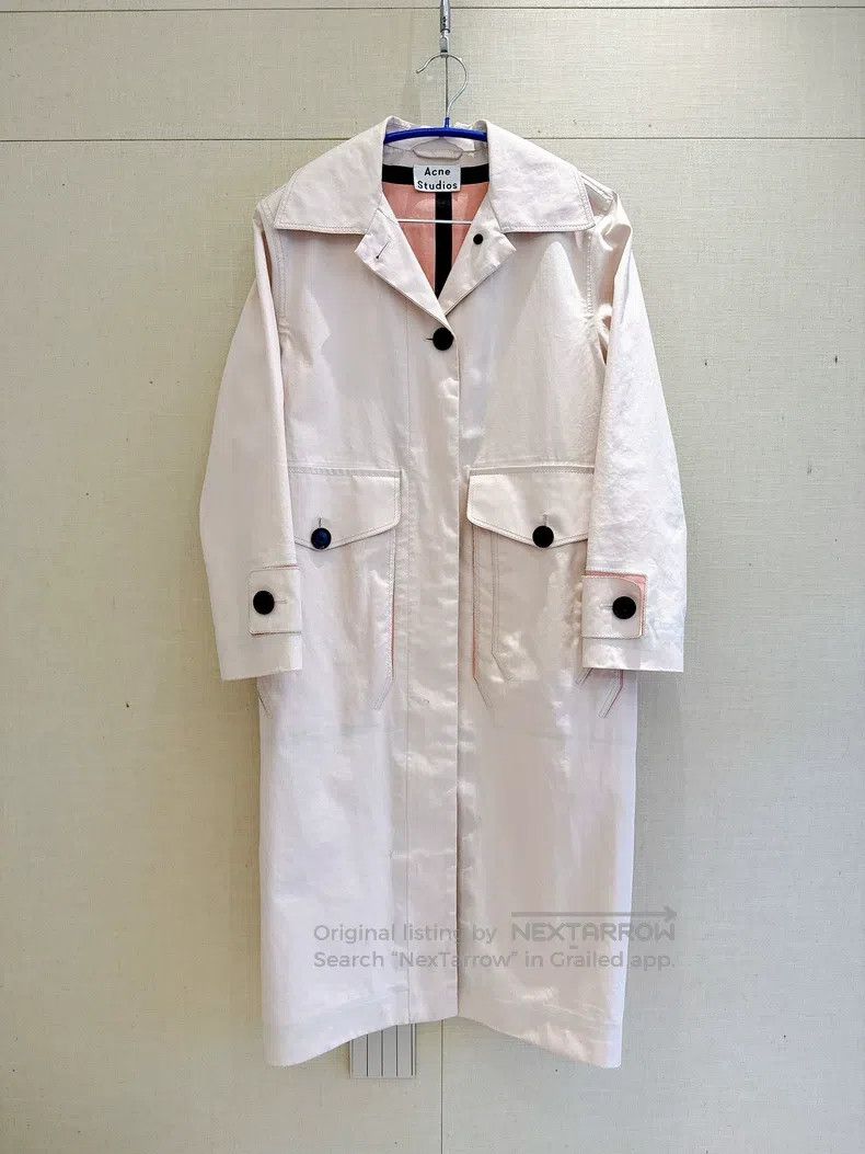 Acne Studios Acne Studios Oversized Coated Special Crisp Cotton Fabric Size XXS / US 00 / IT 34 - 1 Thumbnail