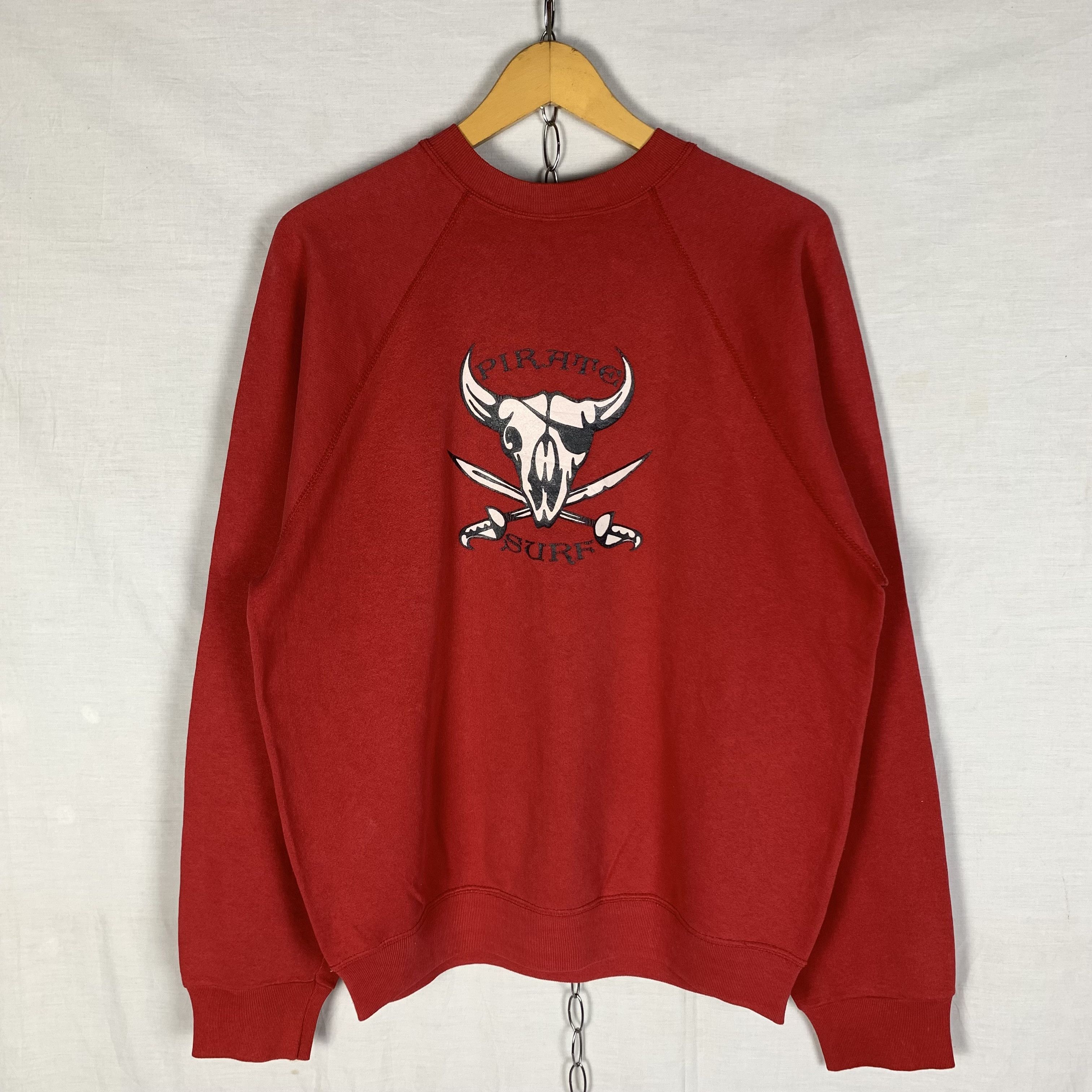 Vintage Vintage Pirate Surf Sweatshirt Crewneck Size US M / EU 48-50 / 2 - 1 Thumbnail