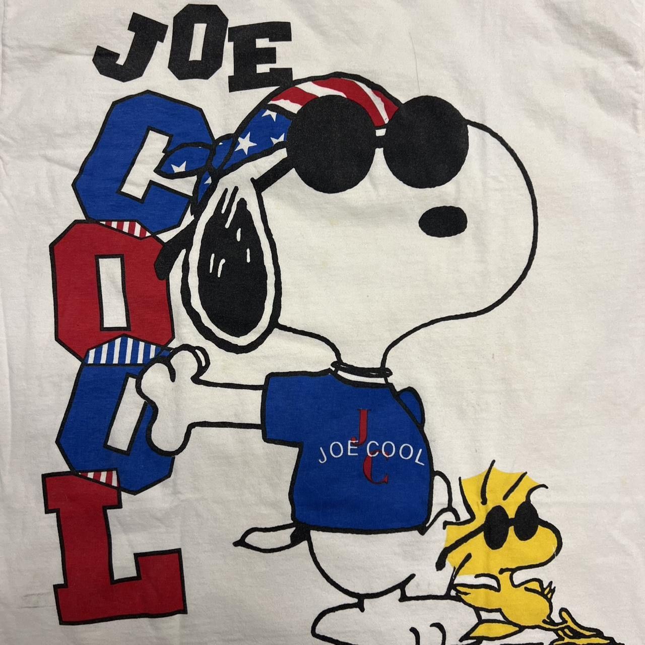 Peanuts × Vintage Vintage Snoopy Joe Cool T-shirt Size US XXL / EU 58 / 5 - 2 Thumbnail