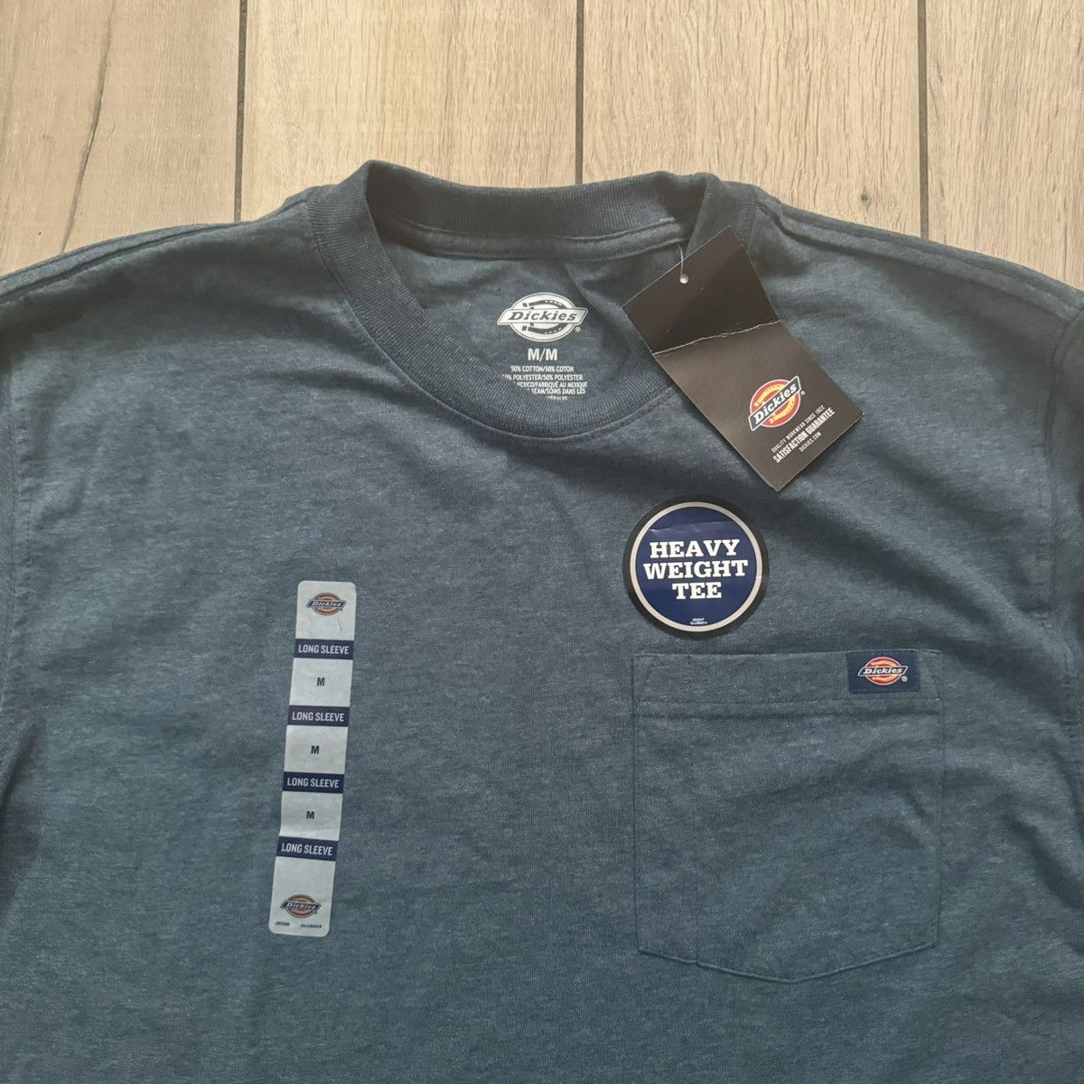 Carhartt × Dickies × Nike Y2K NWT Teal Dickies Long Sleeve Pocket Tee Medium Size US M / EU 48-50 / 2 - 2 Thumbnail