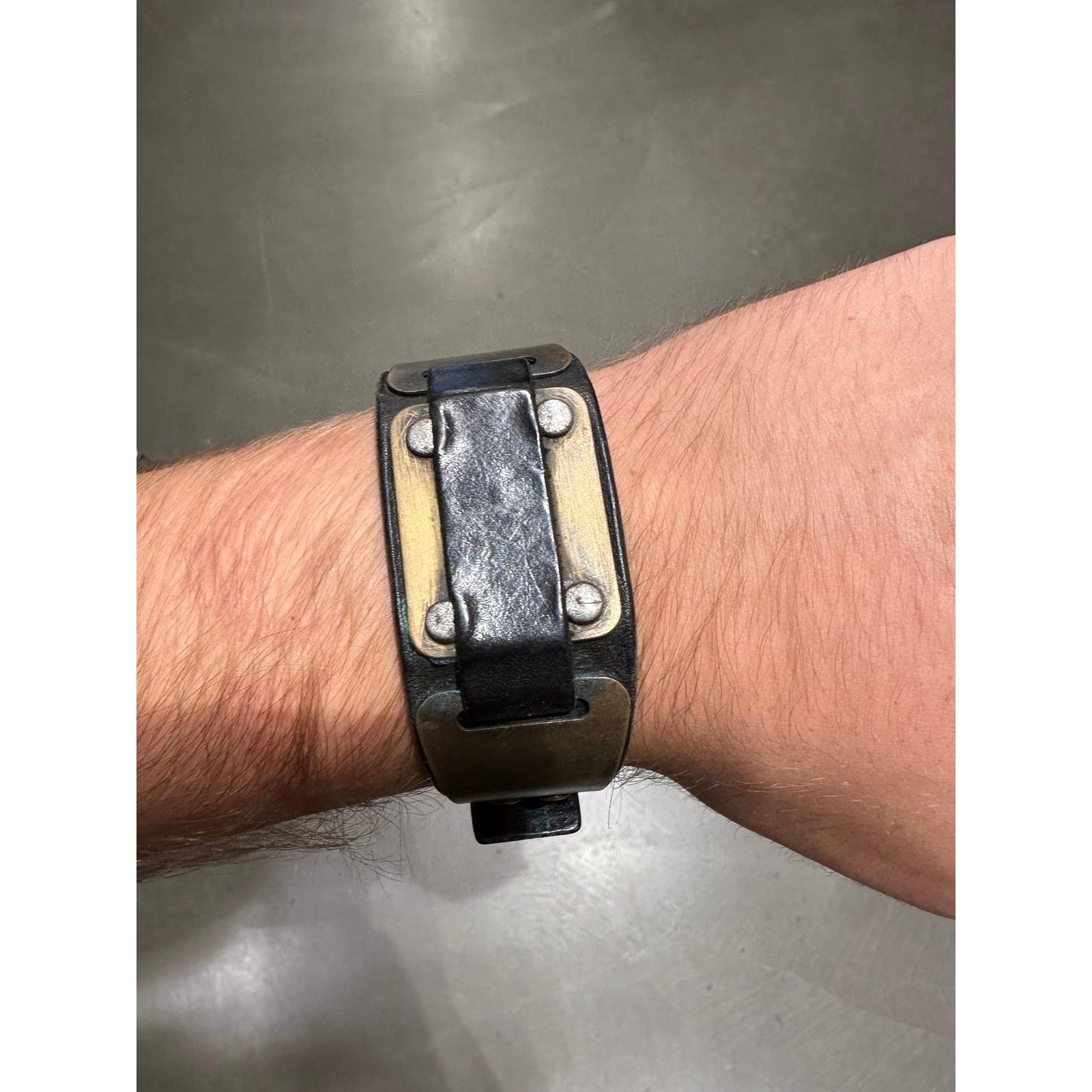Helmut Lang S/S2003 Helmut Lang leather bracelet Size ONE SIZE - 3 Thumbnail