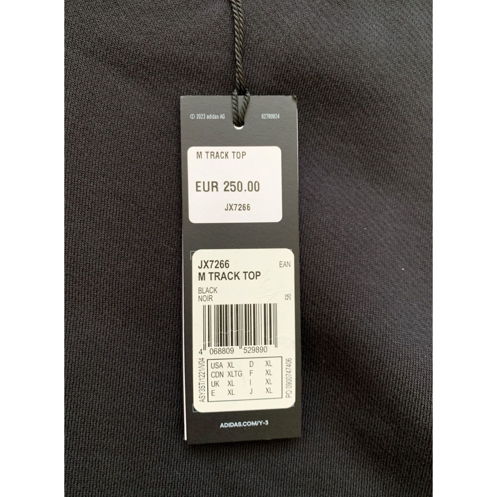 Yohji Yamamoto ADIDAS YOHJI YAMAMOTO Y-3 TRACK TOP FULL ZIP JACKET BLACK XL MEN Size US XL / EU 56 / 4 - 5 Thumbnail