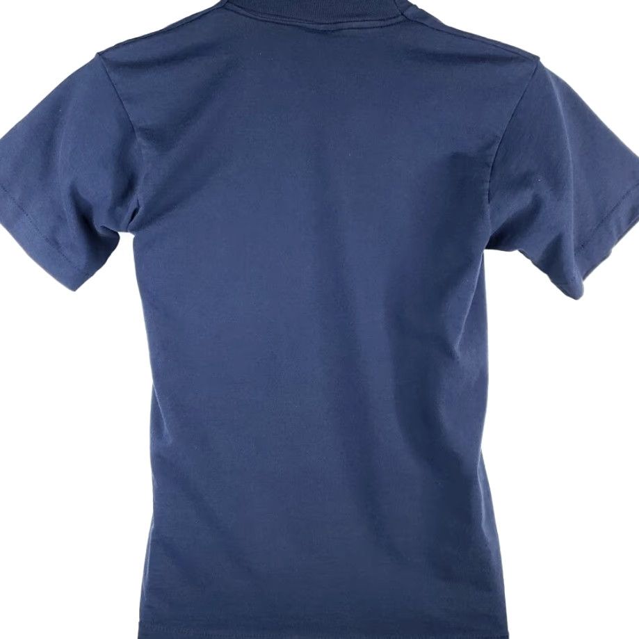 Vintage VINTAGE Screen Stars Sailing T Shirt Mens Small Blue 80s Made In USA Boat Nautical Sailboat 50/50 Crew Neck Short Sleeve Men Clothing Size US S / EU 44-46 / 1 - 5 Thumbnail