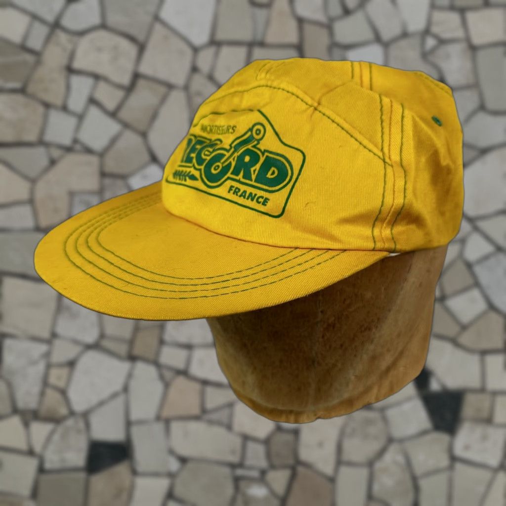 **VINTAGE 1980s FRENCH RACING CAP HAT** User: VINTAGE 1980s FRENCH RACING CAP HAT