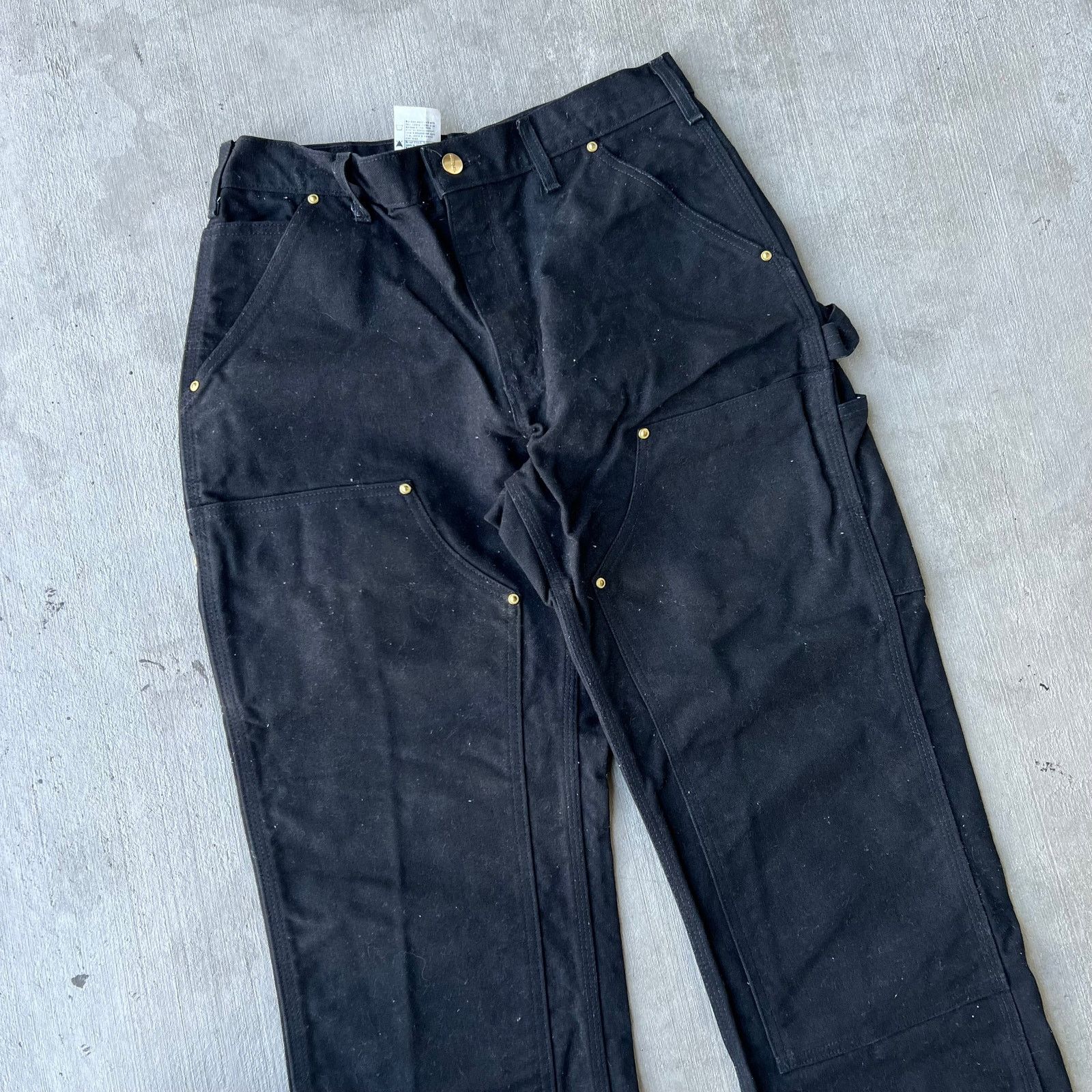 Carhartt × Vintage Carhartt black double knee work wear carpenter pants Size US 31 - 2 Thumbnail