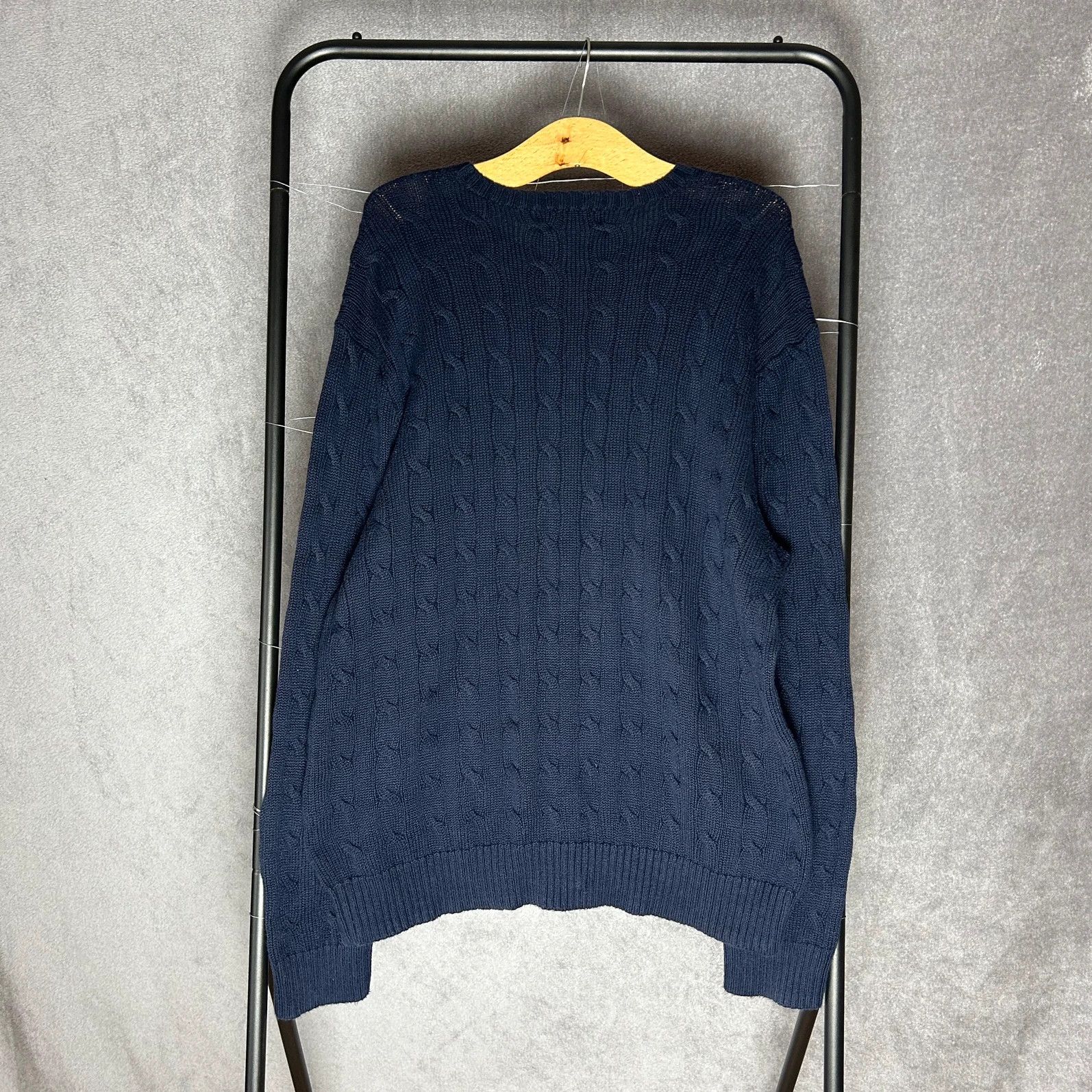 Designer × Polo Ralph Lauren × Ralph Lauren Polo Ralph Lauren knitwear mini logo pony haft Size US XL / EU 56 / 4 - 2 Thumbnail