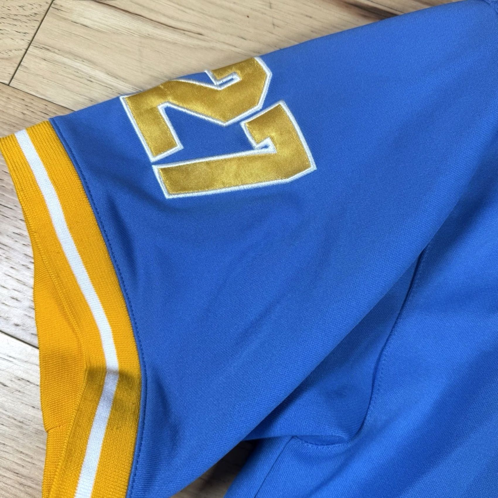 Starter VTG Starter Baseball Jersey Mens M Blue All Star Stitched Stars Asphalt Legend Shirt Size US M / EU 48-50 / 2 - 7 Thumbnail