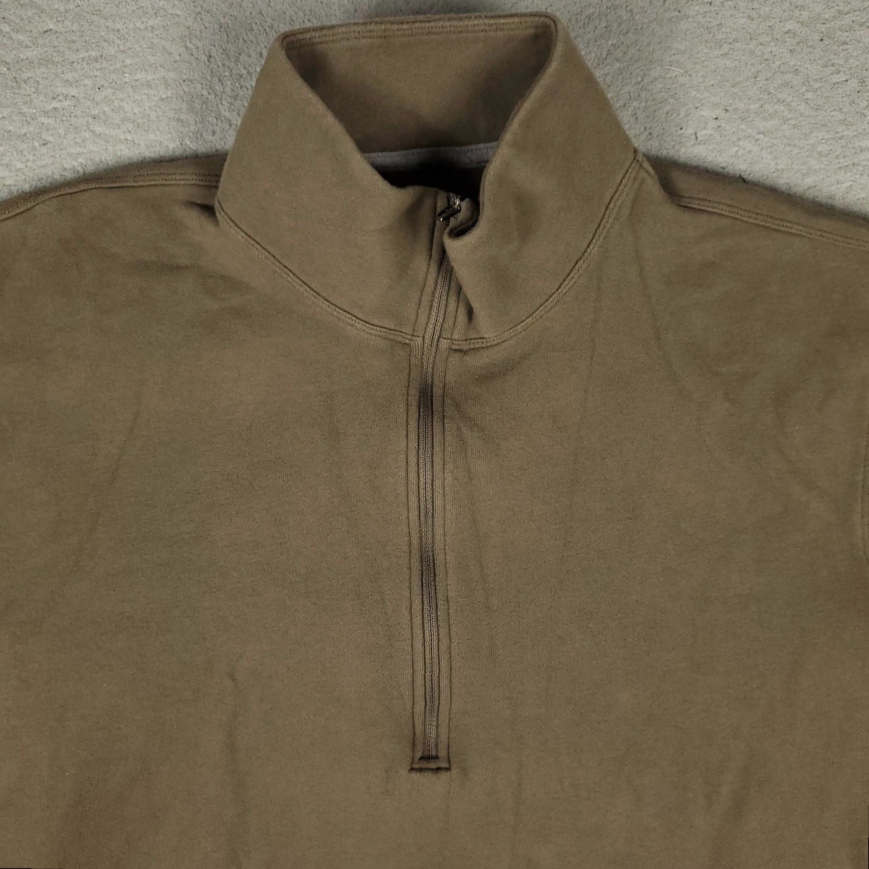 Lululemon Lululemon Sweatshirt Mens Medium Brown Steady State 1/2 Zip Pullover Mock Neck Size US M / EU 48-50 / 2 - 2 Thumbnail