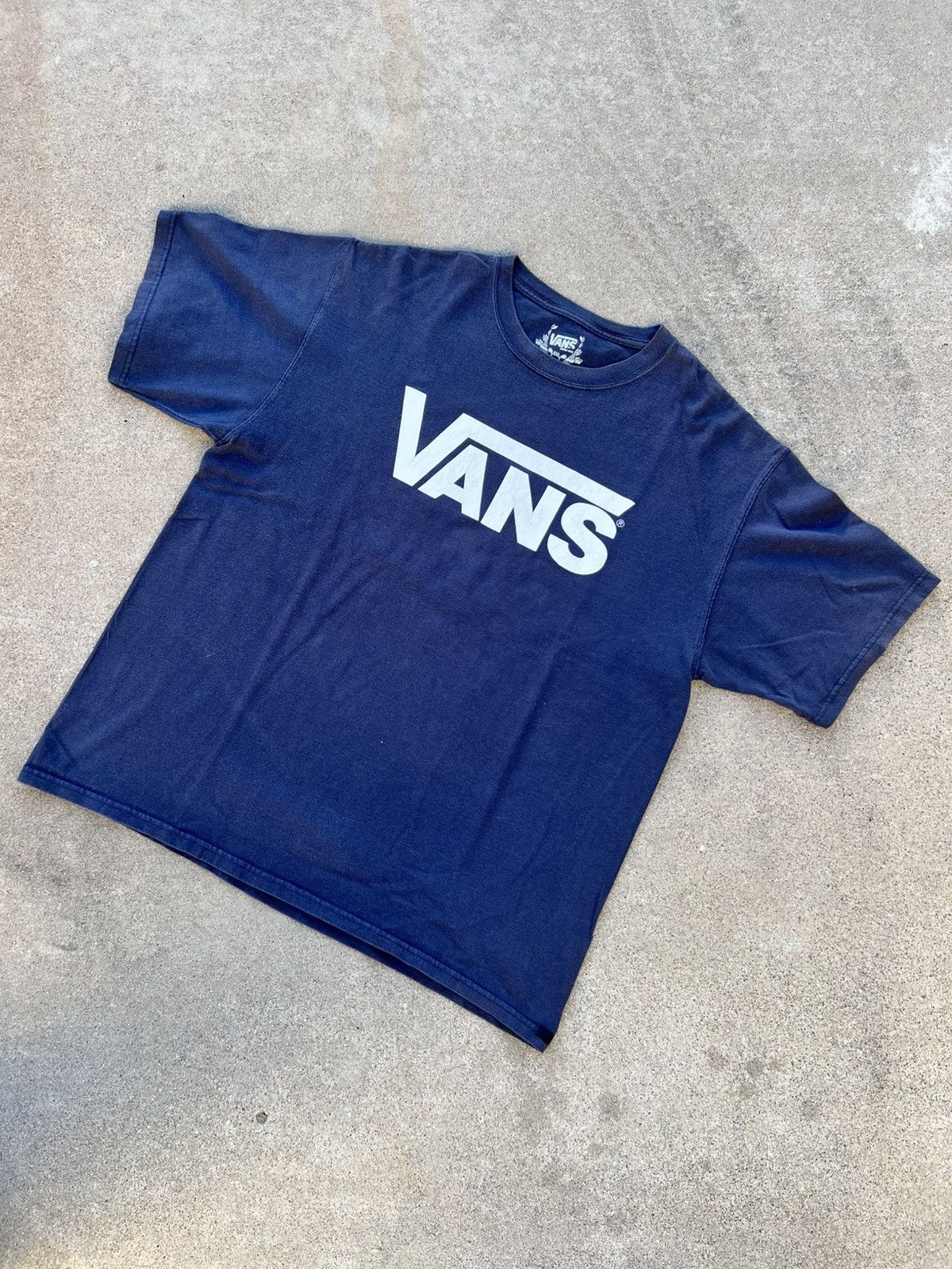Vans × Vintage Vintage navy vans t shirt Size US XXL / EU 58 / 5 - 1 Thumbnail