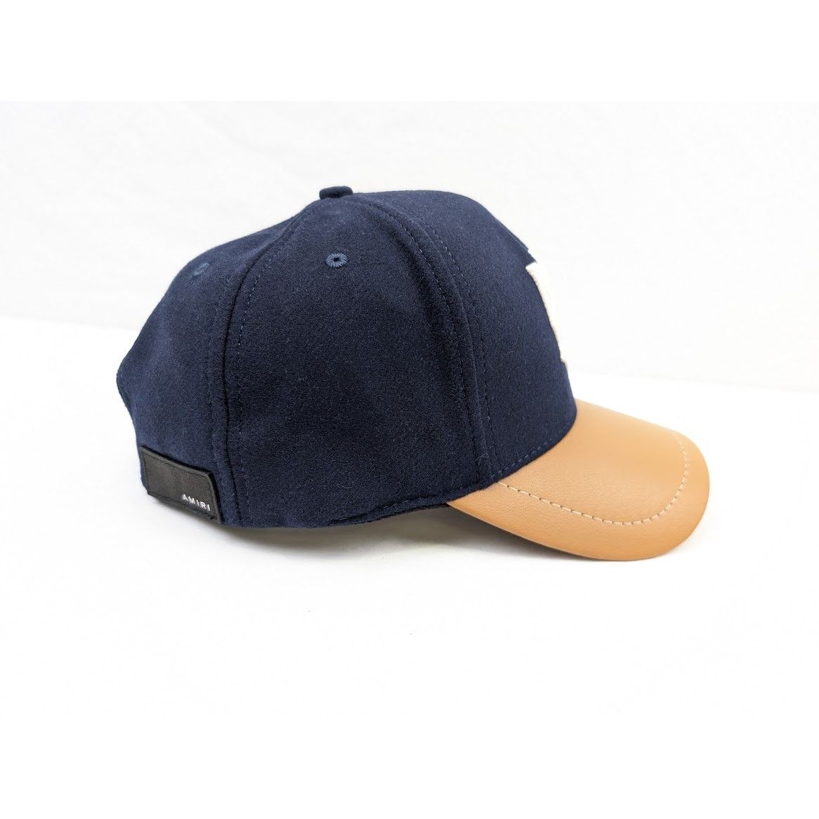 Amiri o1rshd1 Size: OS / Wool/Leather MA Hat / Cap in Navy Size ONE SIZE - 15 Thumbnail