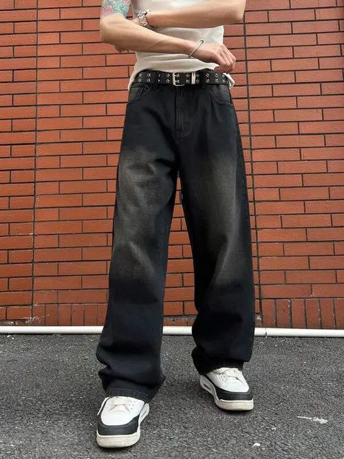 Jean DENIM graphic Y2K DRIP baggy jeans pants Size US 32 / EU 48 - 2 Thumbnail