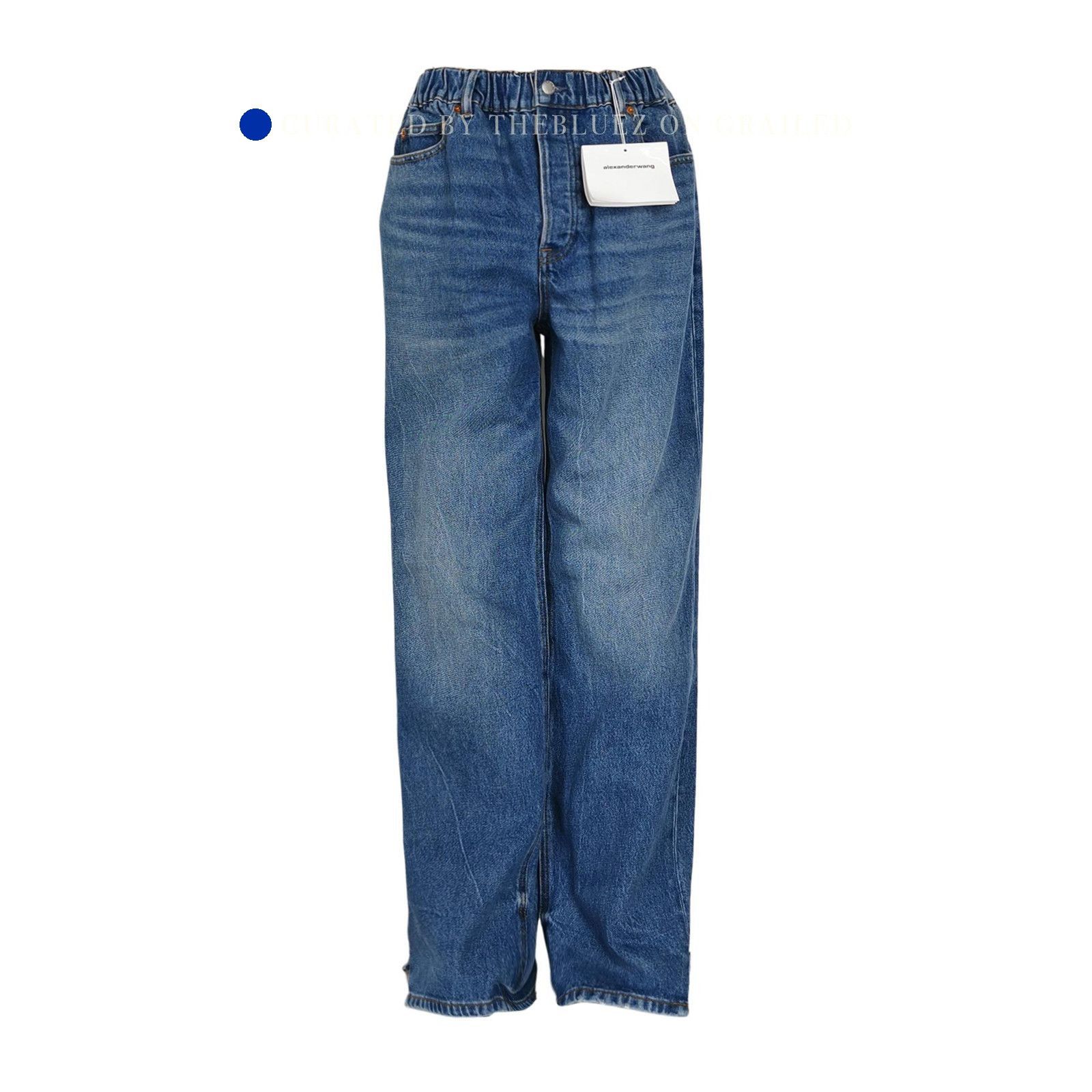 Alexander Wang Washed Blue Denim Jeans in Size 30 Size US 30 / EU 46 - 1 Thumbnail