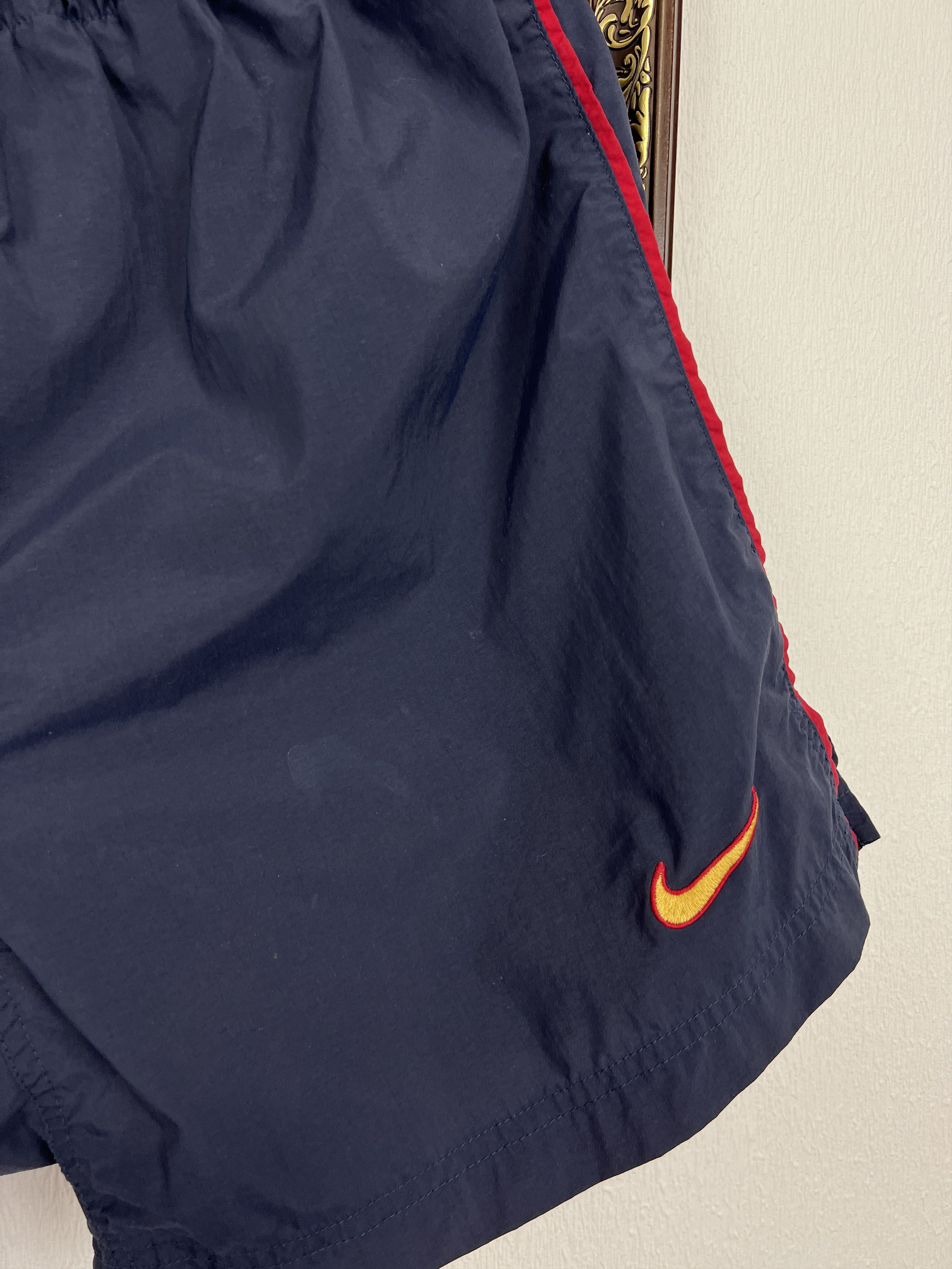 Nike Vintage 90's Nike Fc Barcelona Football Shorts Soccer Track Size US 32 / EU 48 - 7 Thumbnail