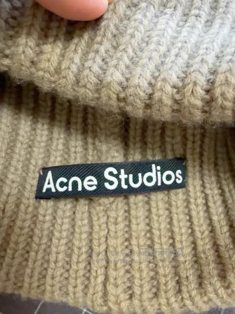 Acne Studios Acne Studios Smile Wool Hat Brown, 100% Wool Size ONE SIZE - 2 Thumbnail