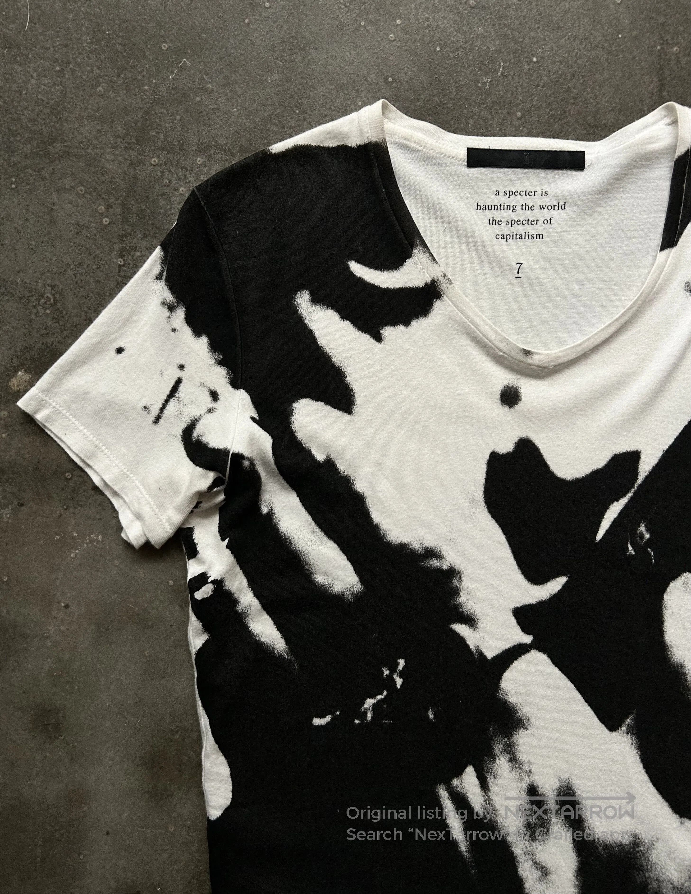 Julius black and white graphic print t-shirt. Size US M / EU 48-50 / 2 - 4 Thumbnail