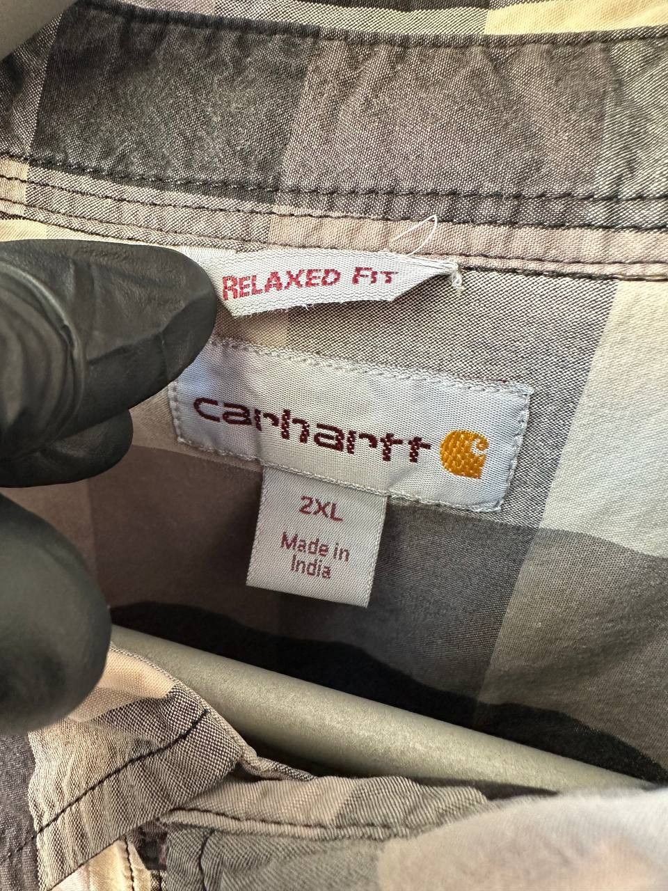 Carhartt Carhartt Plaid Short Sleeve Button Up Shirt Workwear Size US XXL / EU 58 / 5 - 11 Thumbnail
