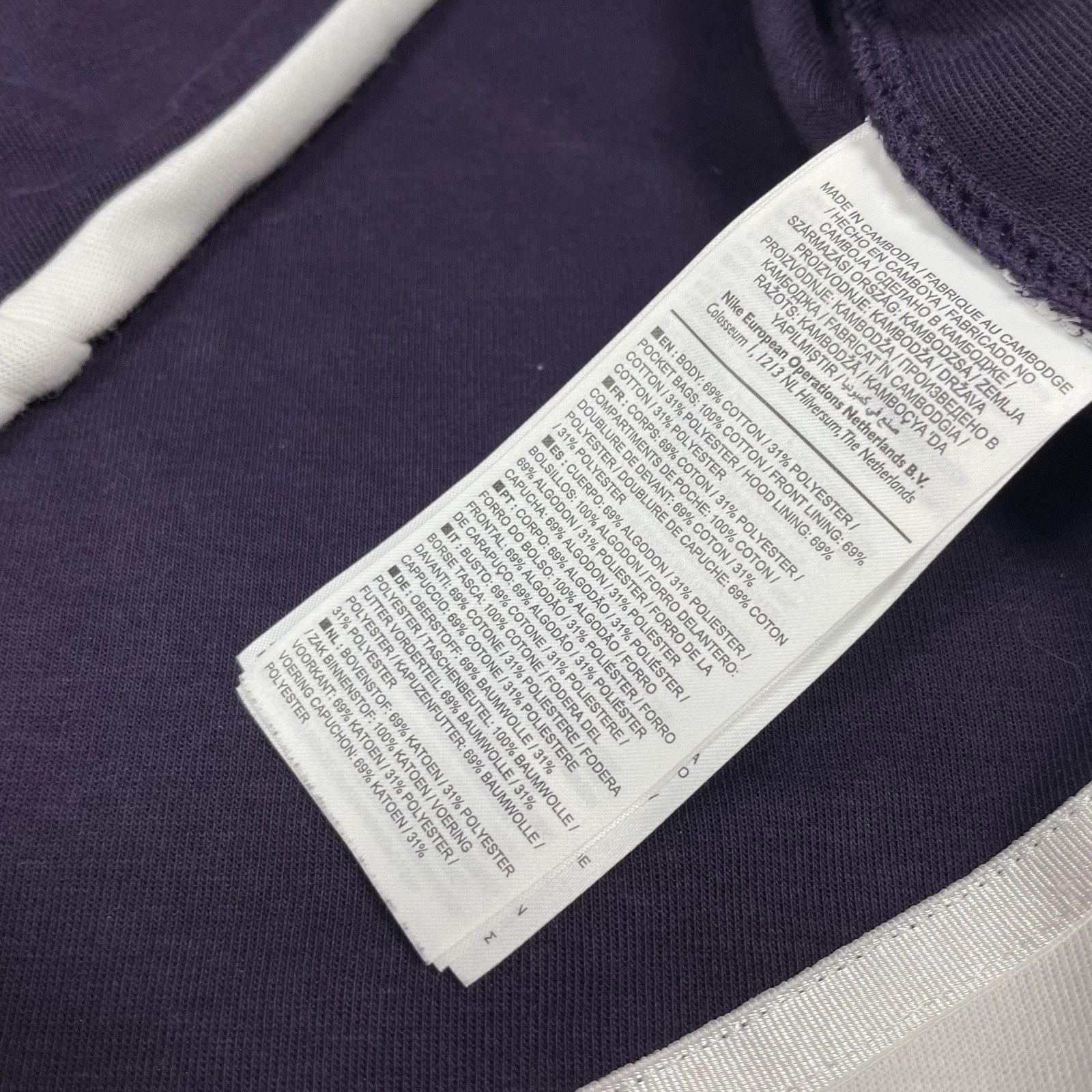 Nike Nike Women's Purple England National Football Hoodie Large Size L / US 10 / IT 46 - 9 Thumbnail