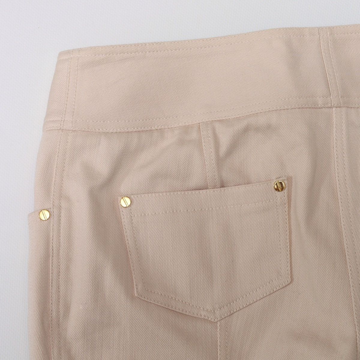 Tom Ford Tom Ford Denim Jeans Pants Slim Biker Light Pink cream 40 Size 27" / US 4 / IT 40 - 21 Thumbnail