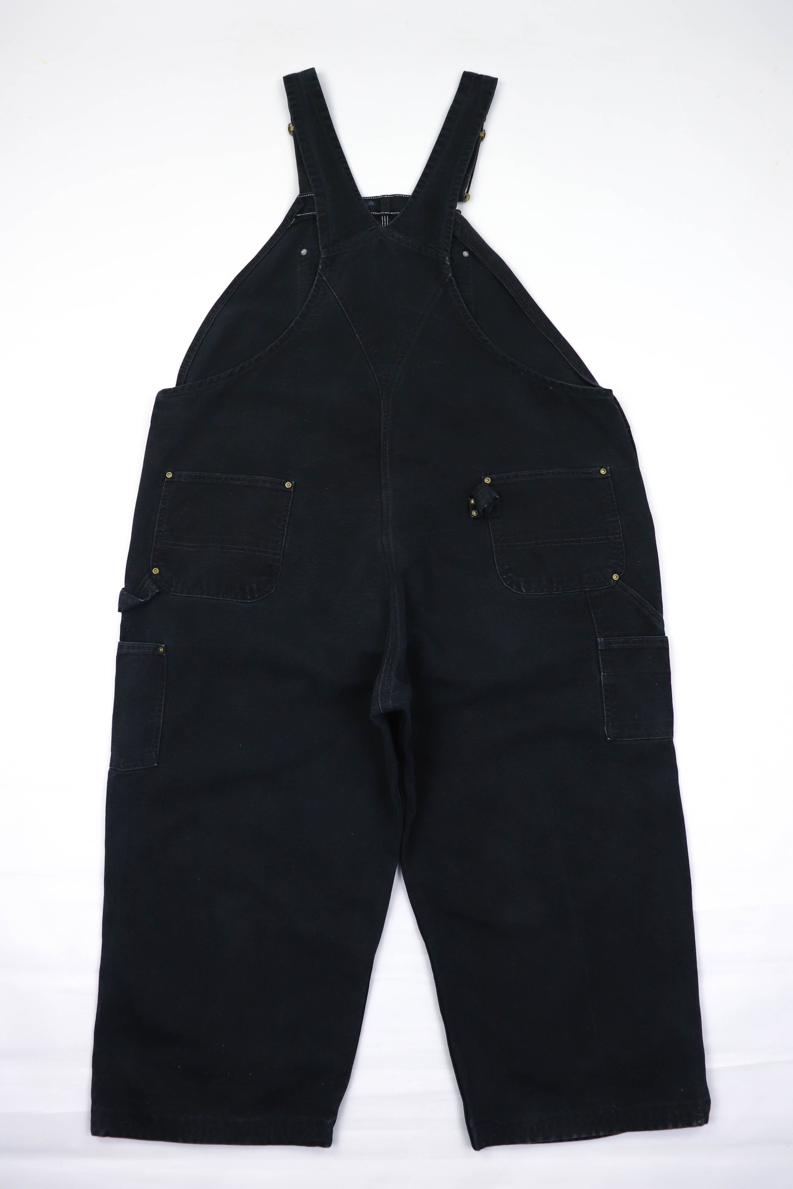Carhartt Carhartt Vintage 90s Cropped Double Knee Bibs Overall Shorts Size US 40 / EU 56 - 2 Thumbnail