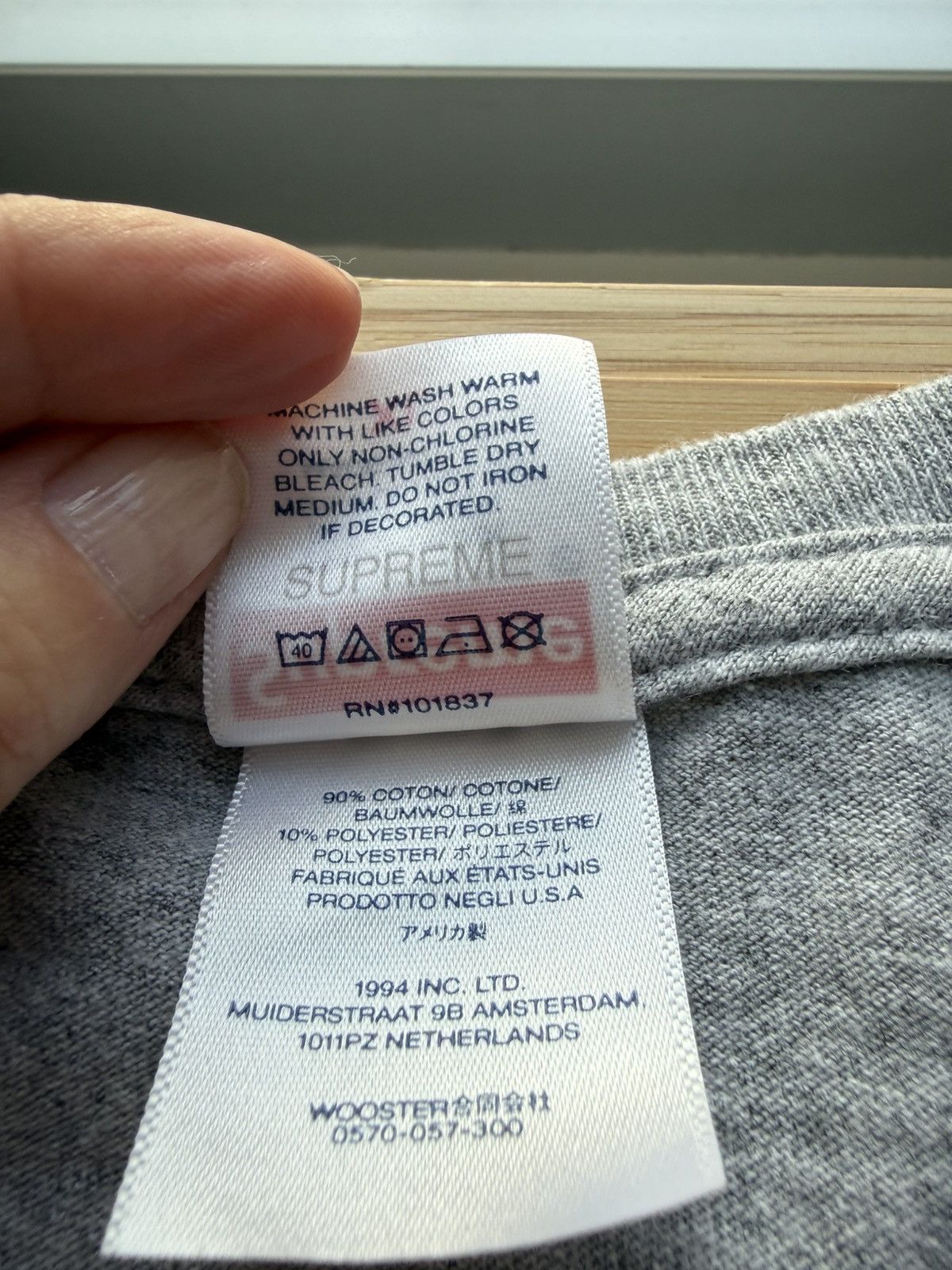 Supreme Supreme “like a smoke after a good fuck” Size US XL / EU 56 / 4 - 5 Thumbnail