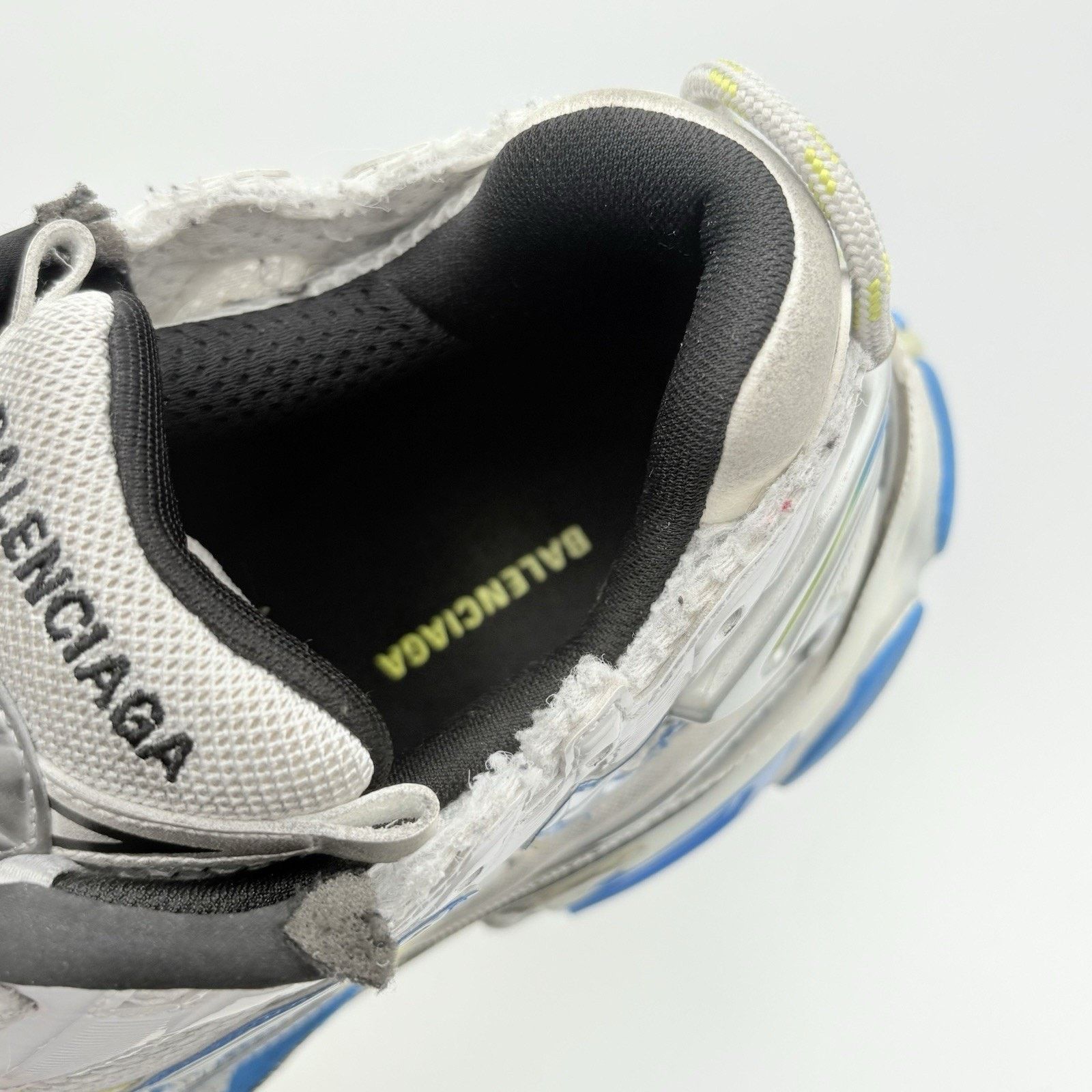 Balenciaga Balenciaga Runner ' White Yellow Blue ' EXCELLENT CONDITION! Size US 12 / EU 45 - 12 Thumbnail