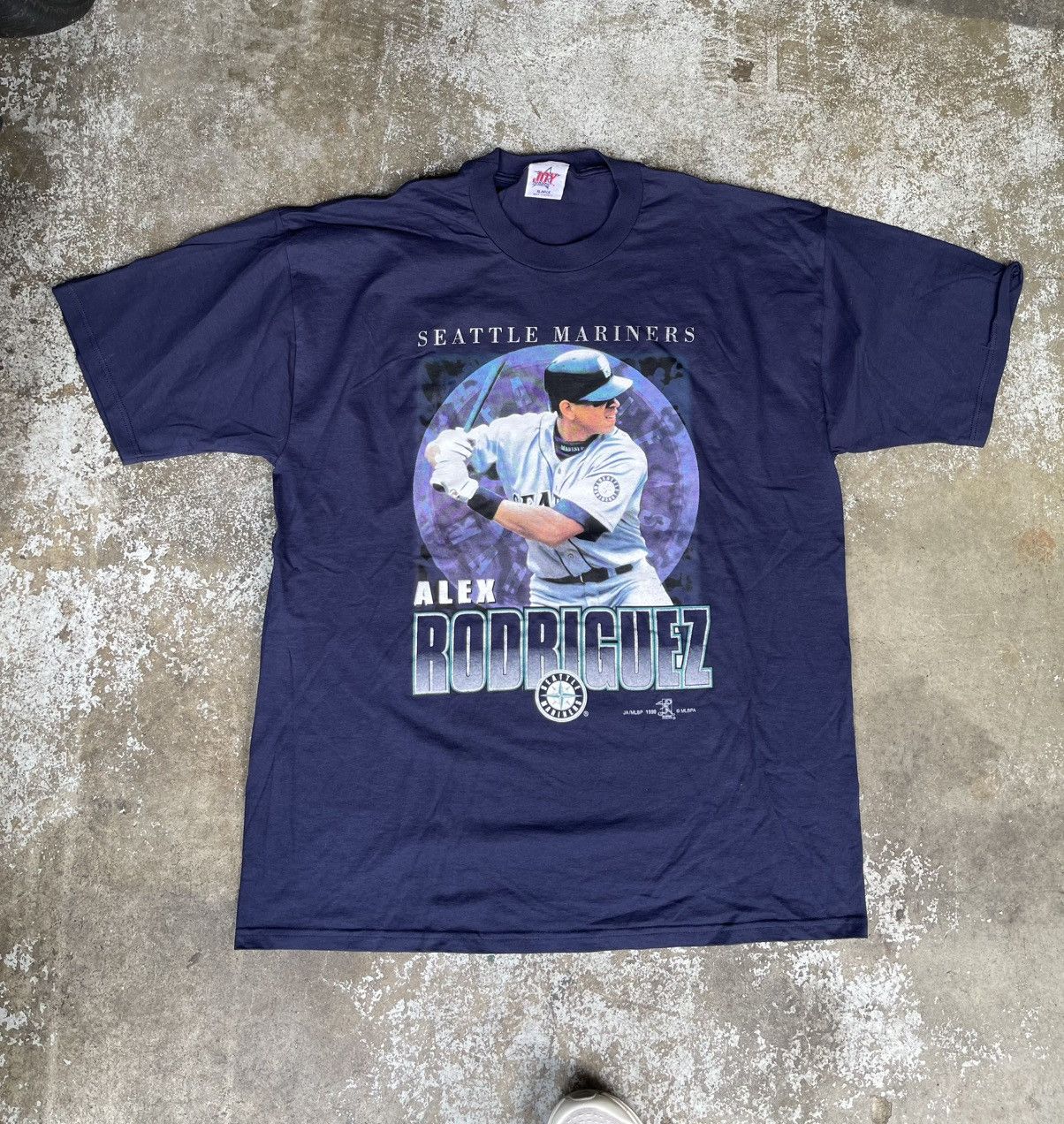 MLB Vintage 90s Seattle Mariners Alex Rodriguez Shirt Size US XL / EU 56 / 4 - 2 Thumbnail
