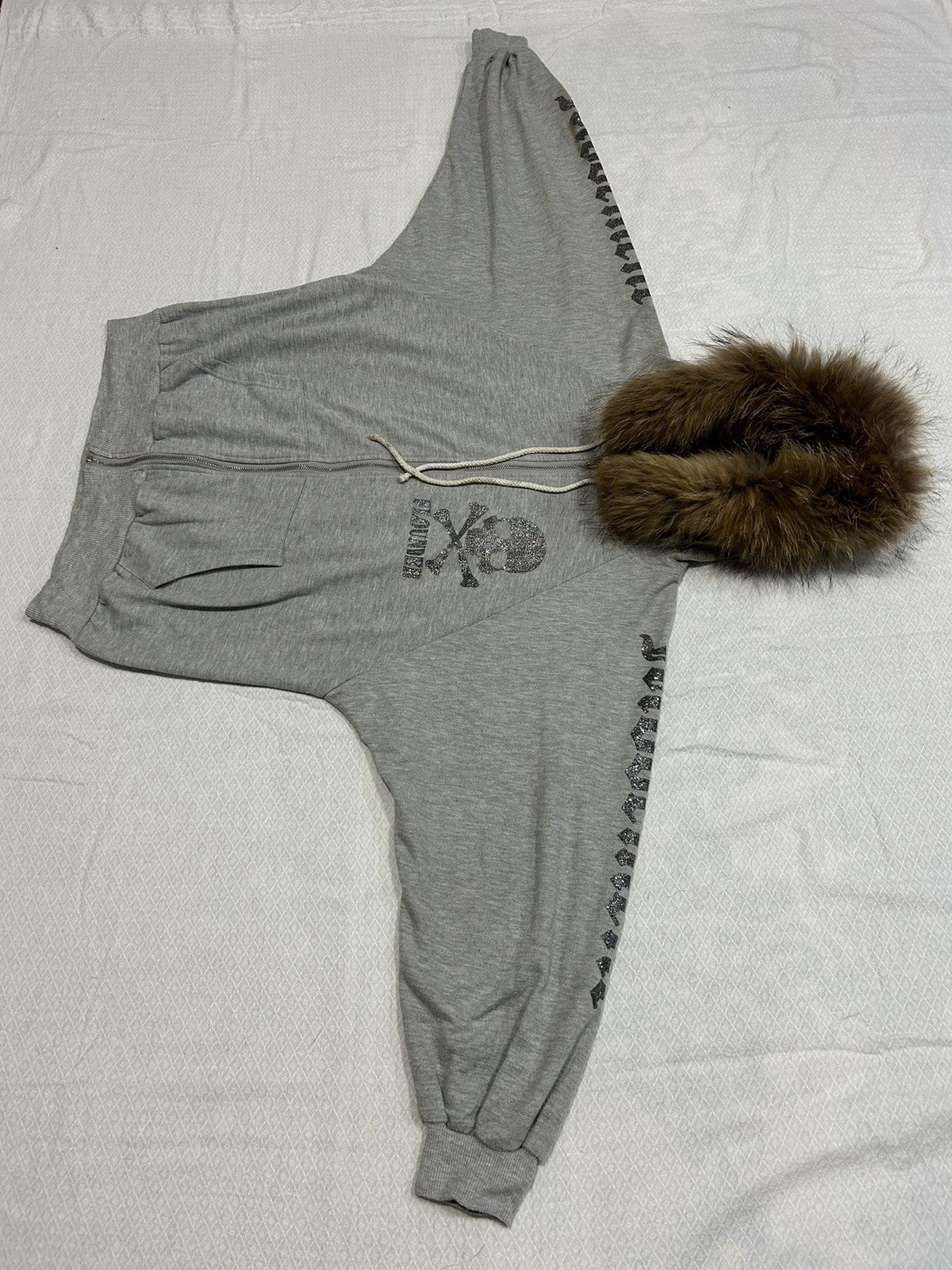 Japanese Brand 💸BINDINGOFFER💸Fur Hoodie Flounder Skull LGB Ifsixwasnine Size US L / EU 52-54 / 3 - 5 Thumbnail