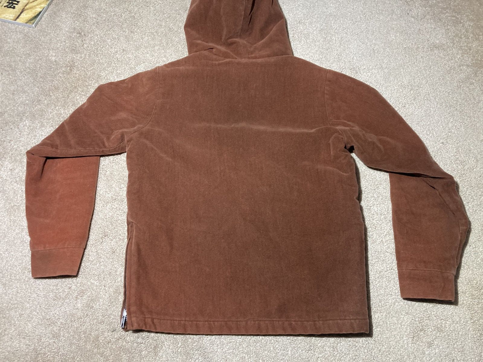 2000s Vintage Bape Fleece Brown Pullover Lace String OG 90s