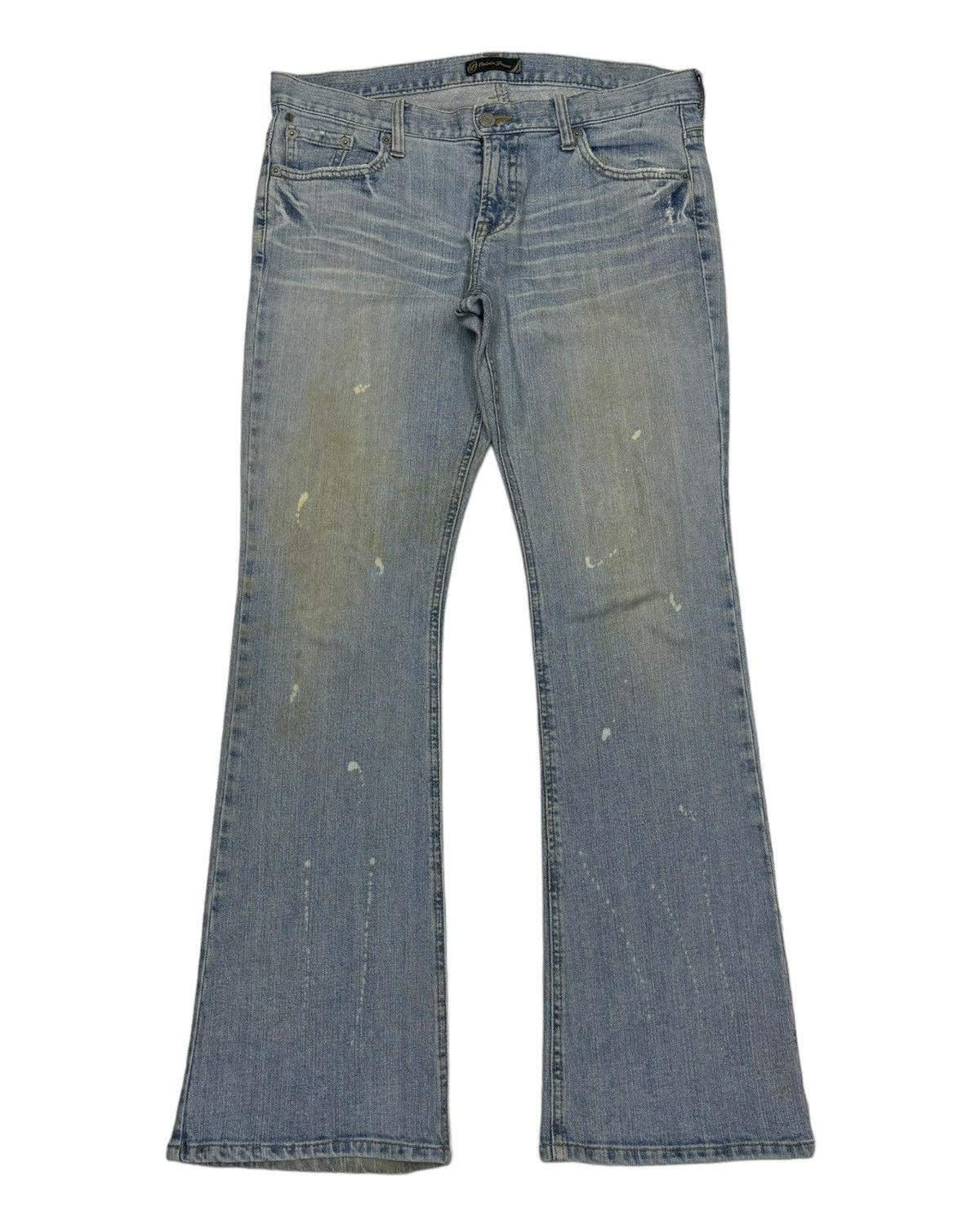 If Six Was Nine 🔥ORIRIN JAPAN BLUE WASH BOOTCUT FLARE JEANS Size US 34 / EU 50 - 7 Thumbnail