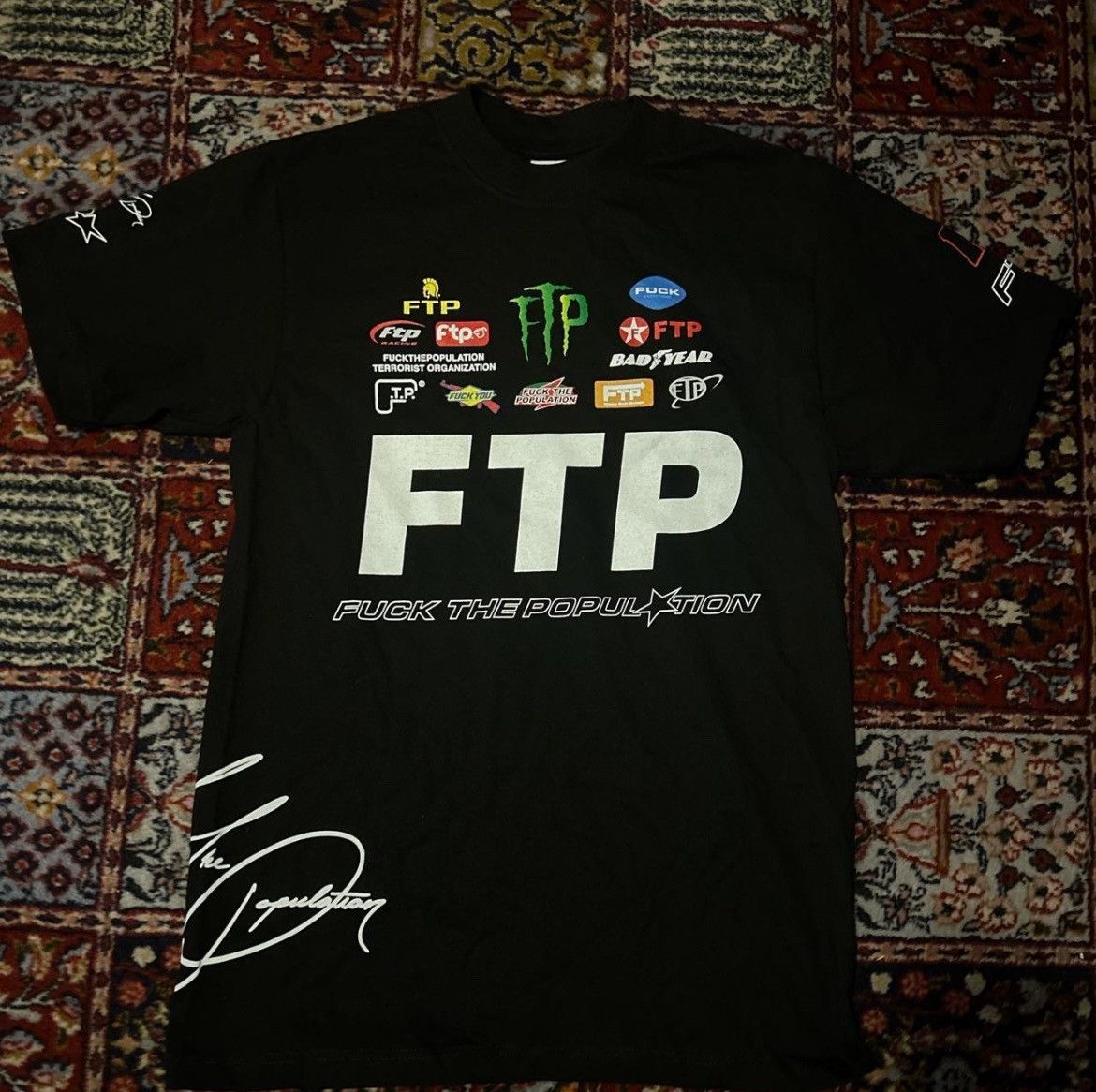 Fuck The Population FTP racing Tee Size US M / EU 48-50 / 2 - 1 Thumbnail