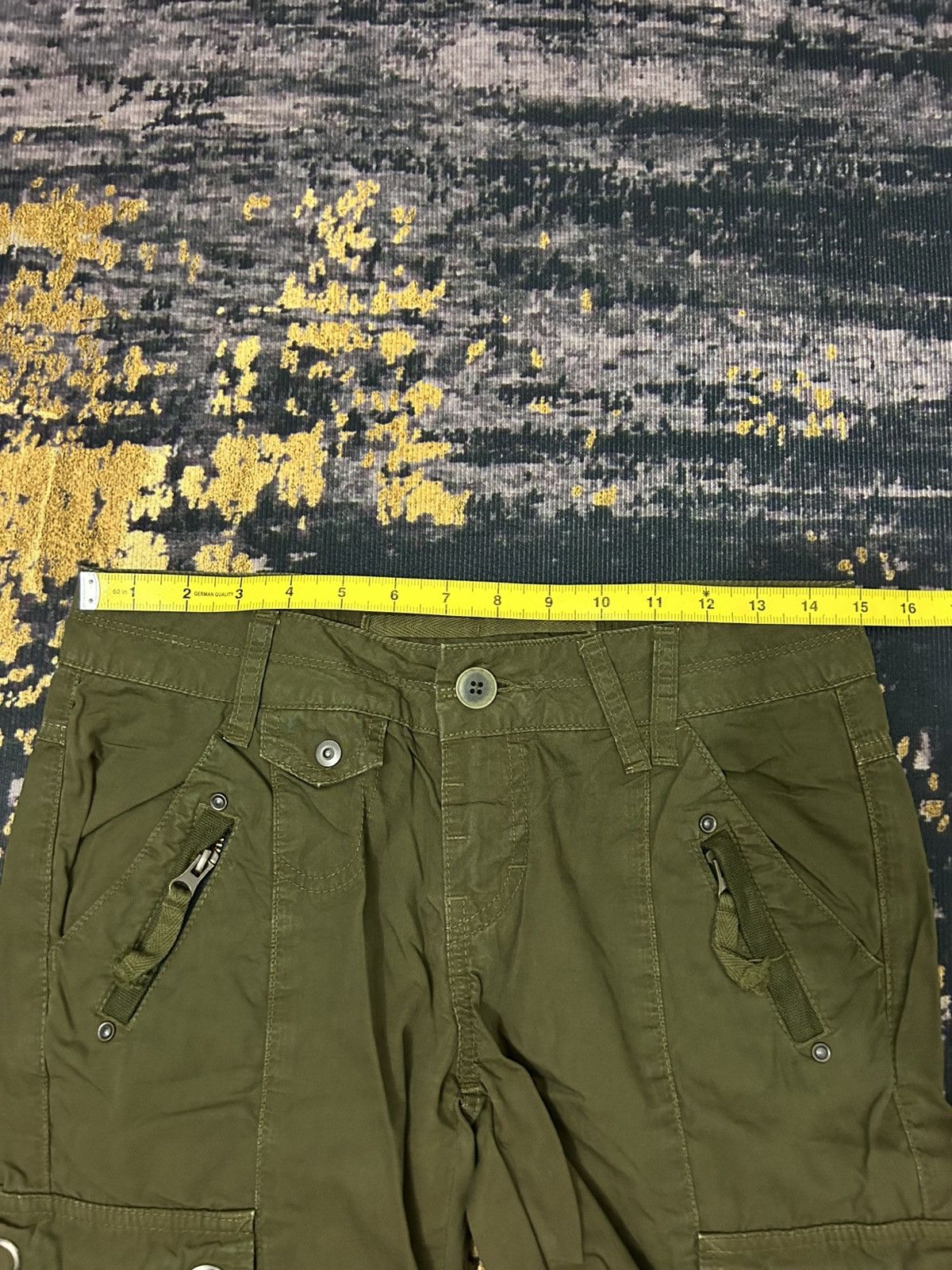 Japanese Brand Sweet Camel Cargo 3D Pocket Pants Size US 29 - 15 Thumbnail