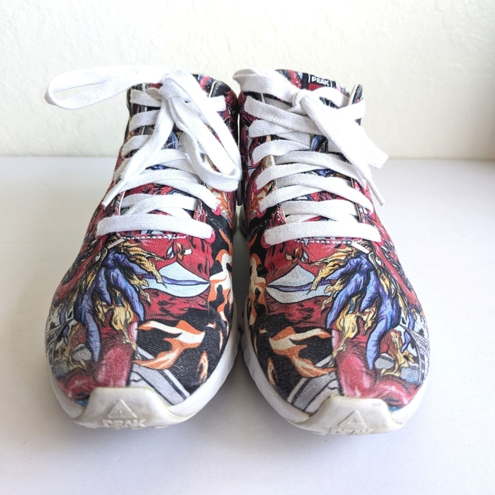 Peak Performance Idx X PEAK Shoes Men High-top Deep Crane Red US 6.5 Sneakers Size US 6.5 / EU 39-40 - 8 Thumbnail
