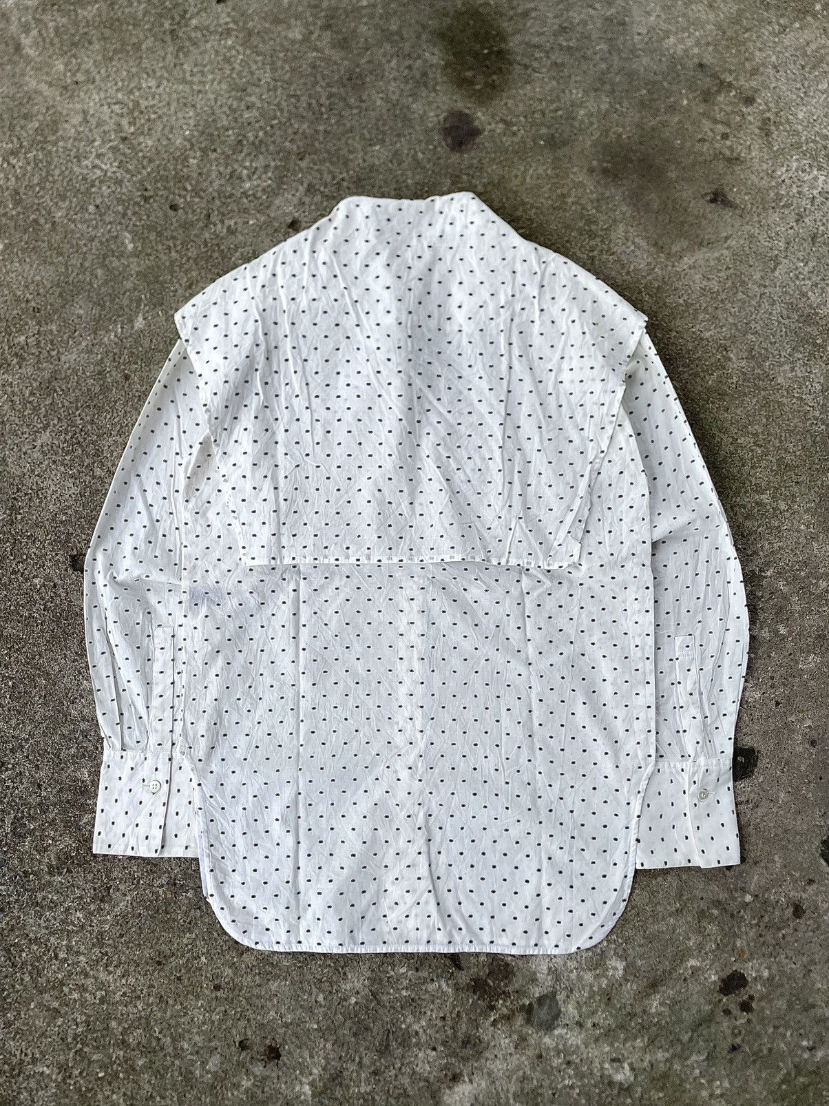 Japanese Brand Yohji Yamamoto Polkadot Shirt Wings Size US M / EU 48-50 / 2 - 3 Thumbnail