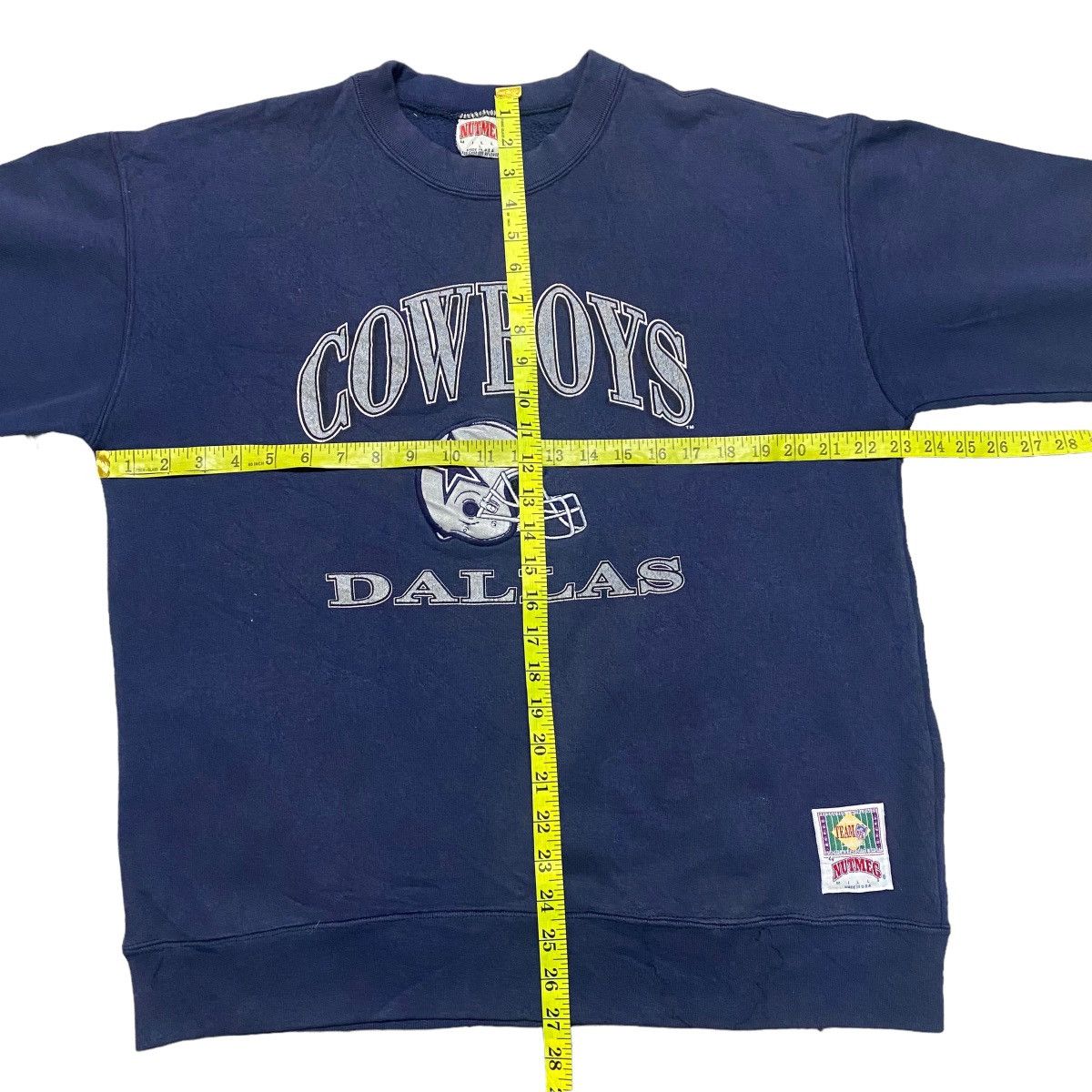 NFL Vintage 90s Nutmeg Mills DALLAS COWBOYS Sweatshirt Size US L / EU 52-54 / 3 - 13 Thumbnail