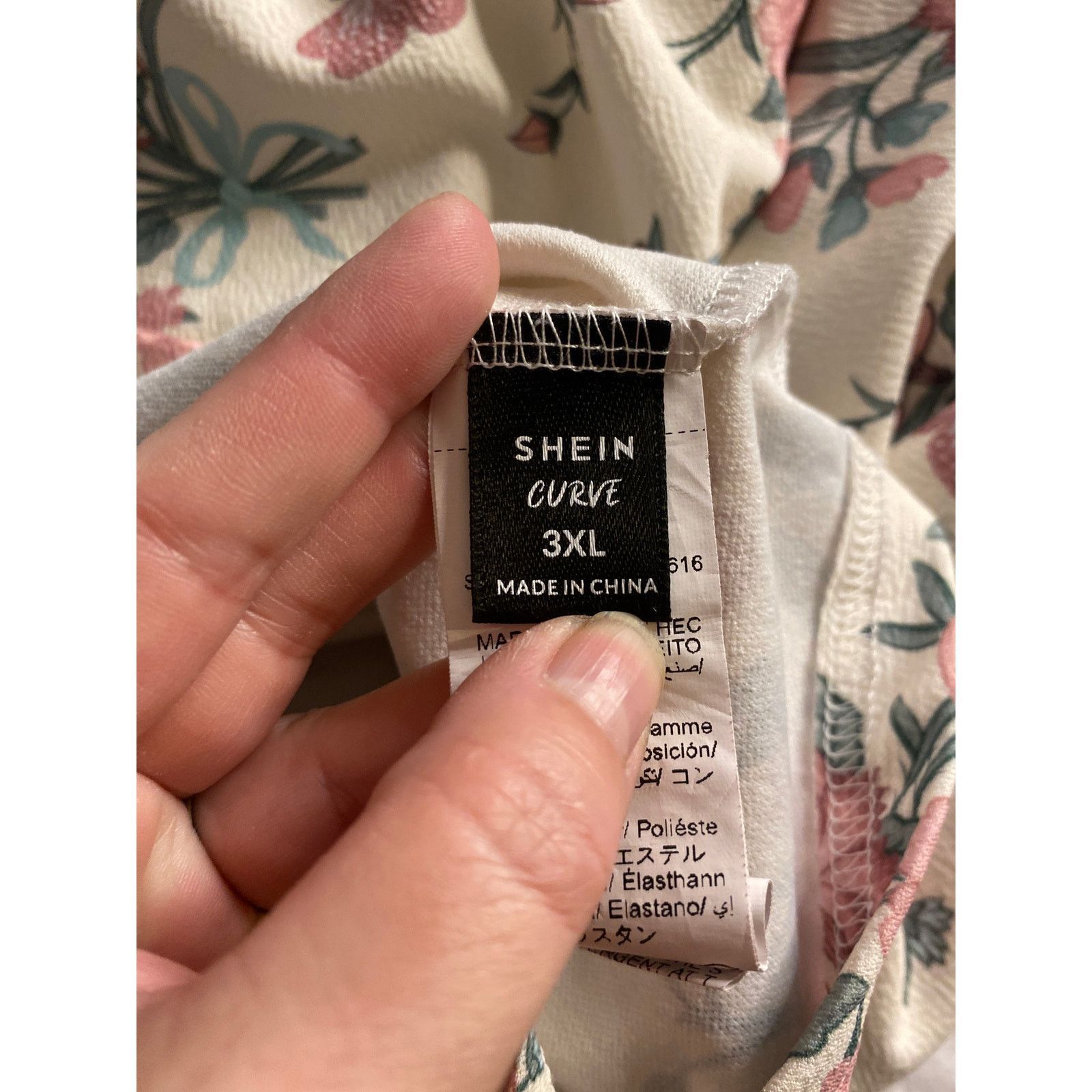 Shein Cottagecore Y2K Floral Babydoll Mini Dress Shein Curve 3XL Size 3XL / US 20-22 - 5 Thumbnail